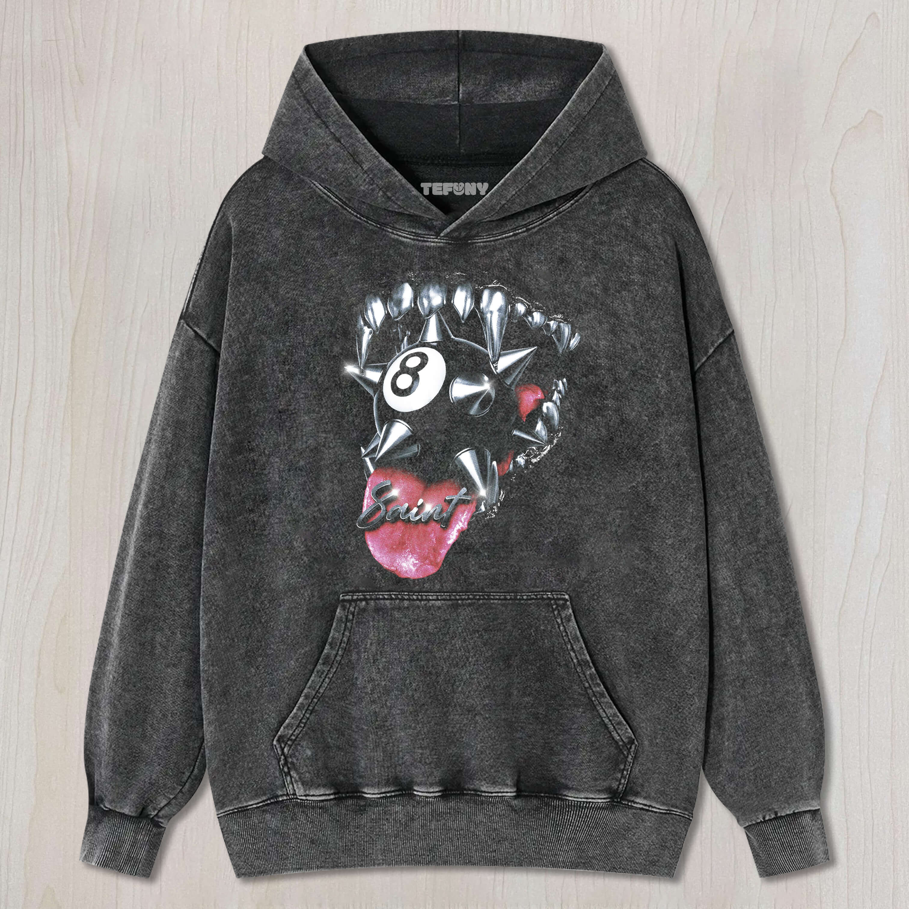 THE 8-BALL IN THE MOUTH TEE & SWEAT & HOOD
