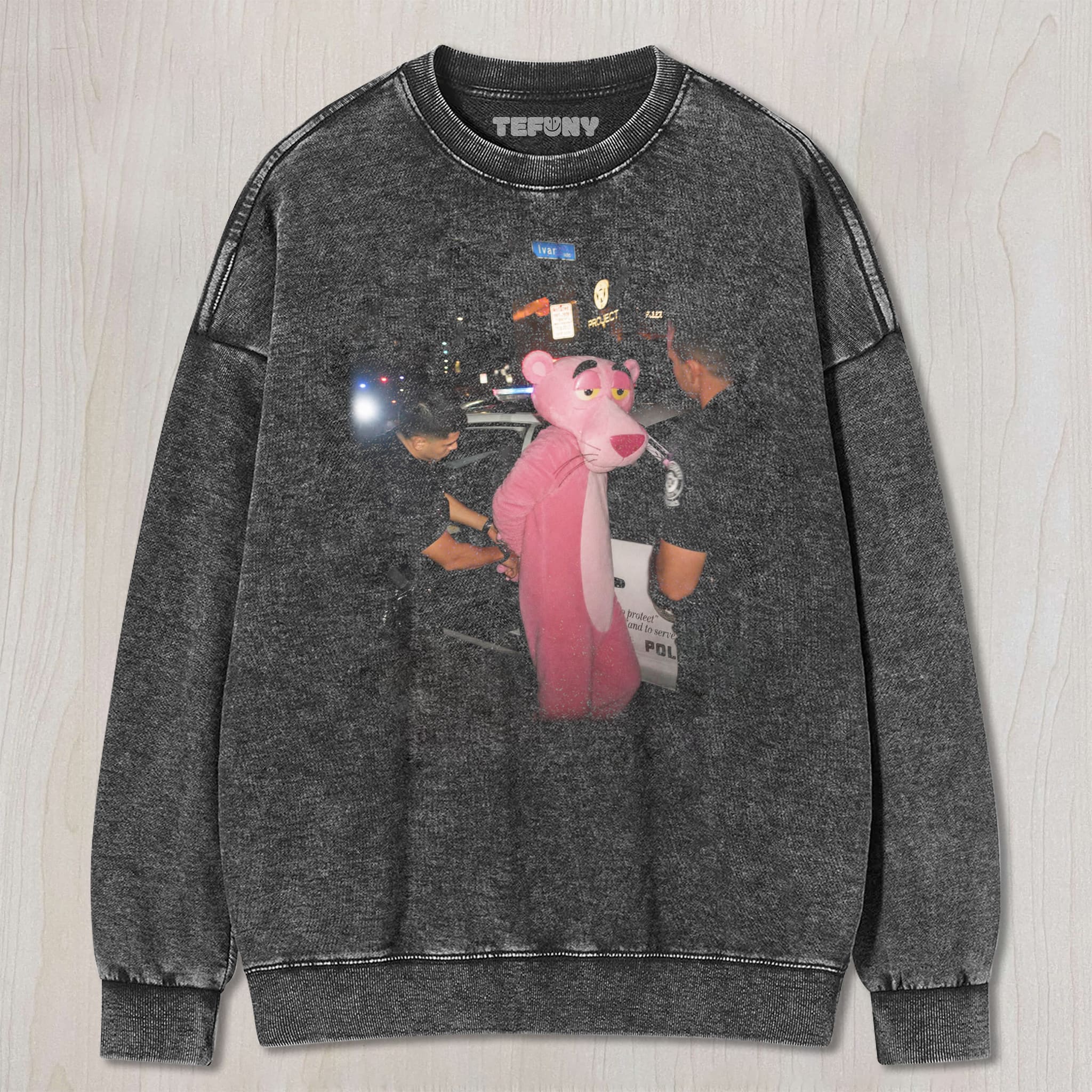 THE ARRESTED PINK PANTHER UNISEX TEE, TANK TOP, LAYERED LS, SWEATSHIRT & HOODIE