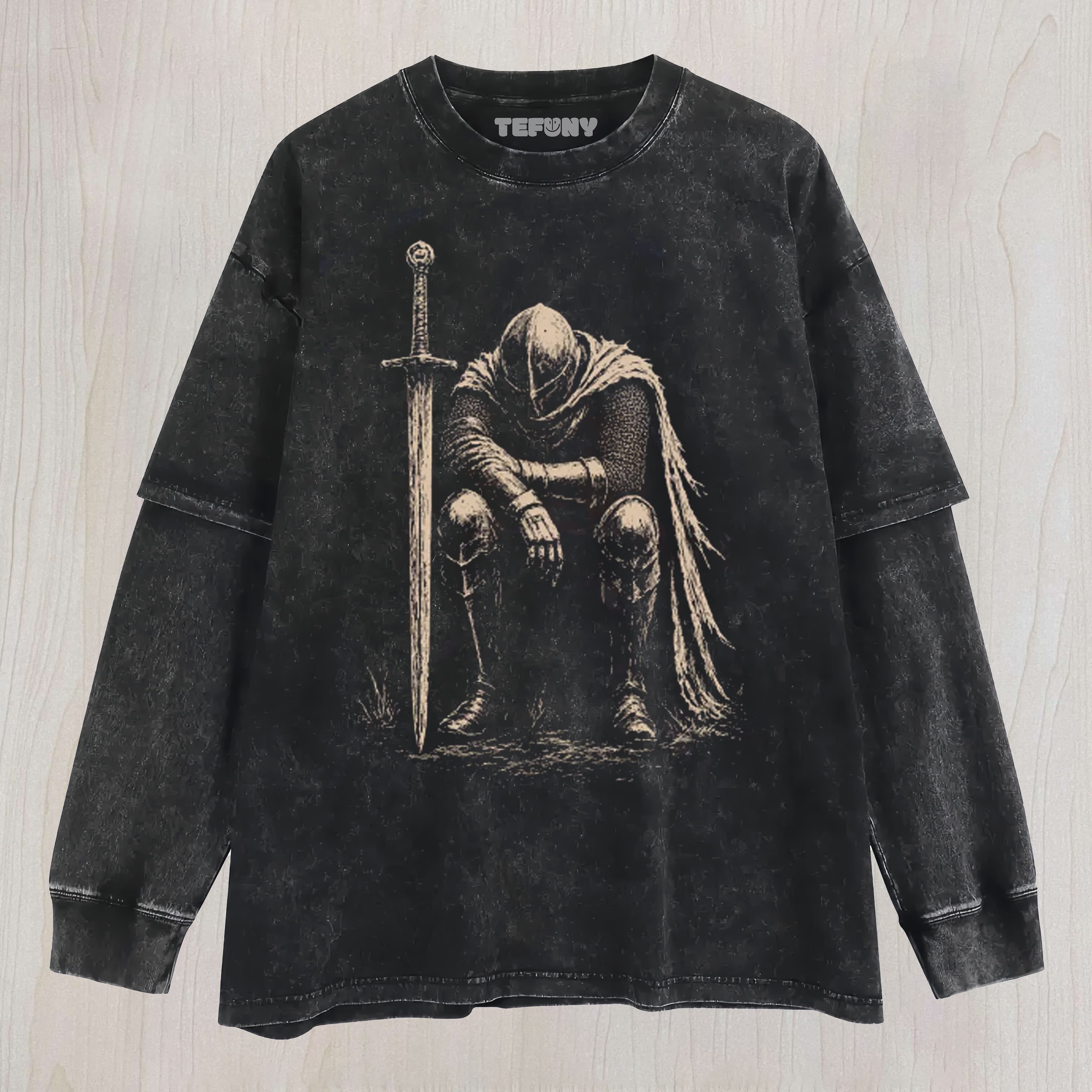 THE BETRAYED KNIGHT COMFORT UNISEX TEE, TANK TOP, LAYERED LS, SWEATSHIRT & HOODIE