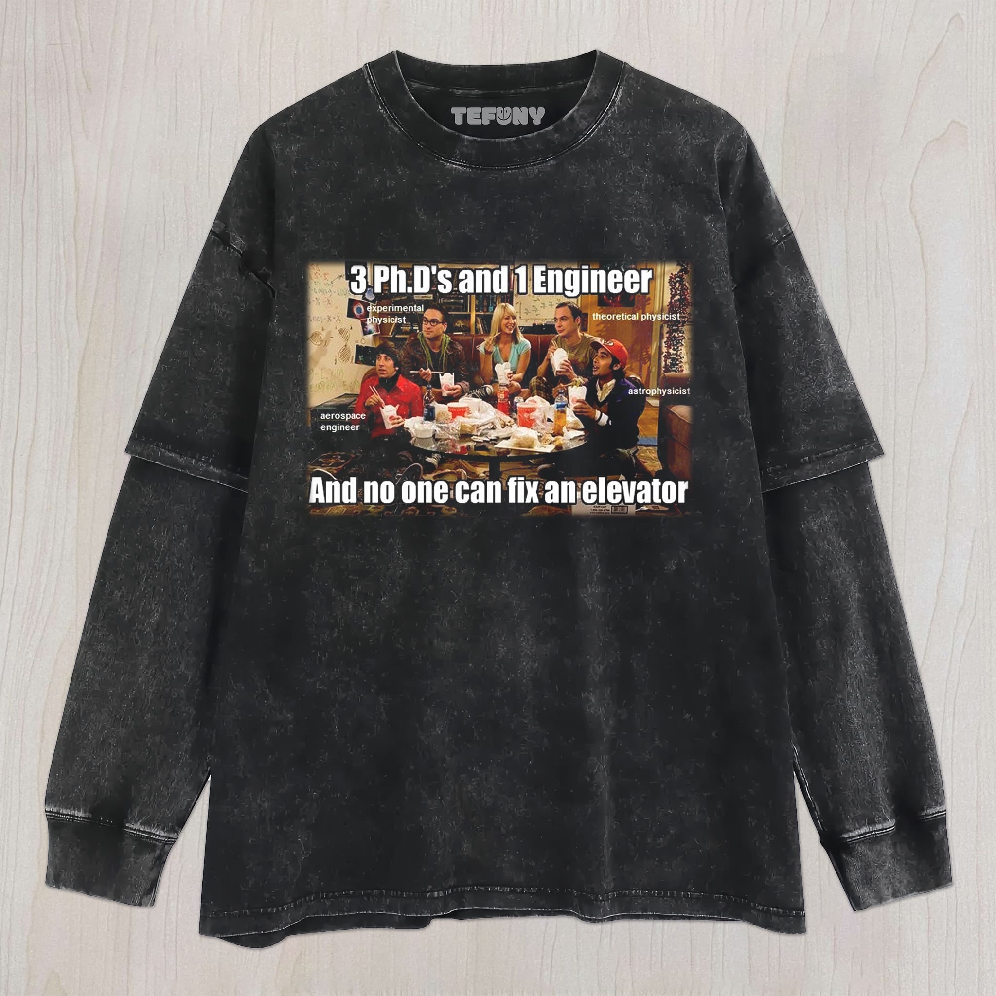 THE BIG BANG THEORY V1 UNISEX TEE, TANK TOP, LAYERED LS, SWEATSHIRT & HOODIE