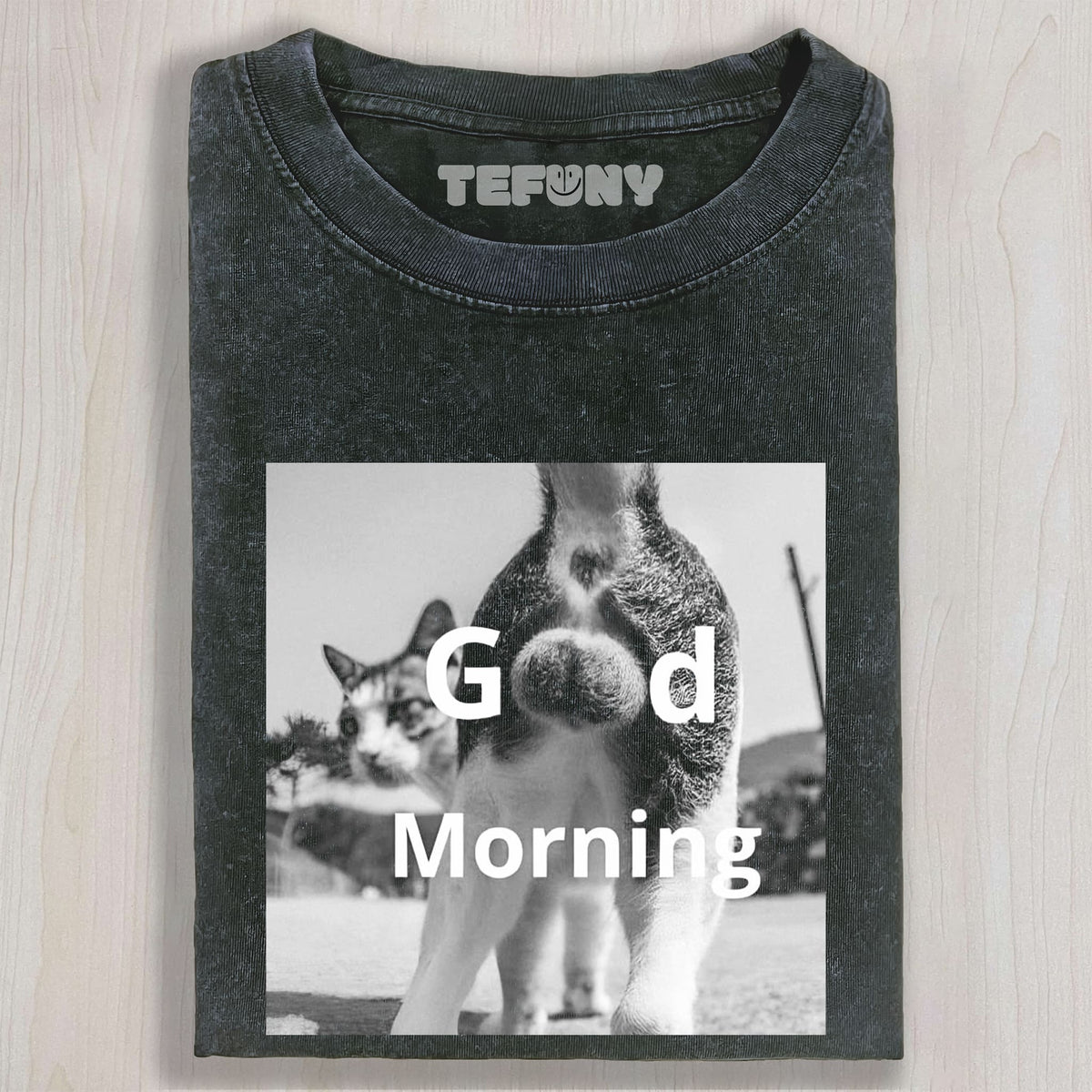 THE CAT GREETS YOU UNISEX TEE, TANK TOP, LAYERED LS, SWEATSHIRT & HOODIE