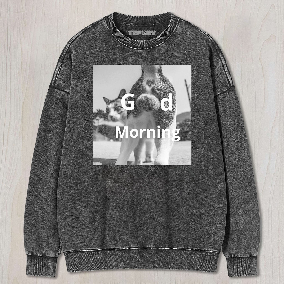 THE CAT GREETS YOU UNISEX TEE, TANK TOP, LAYERED LS, SWEATSHIRT & HOODIE