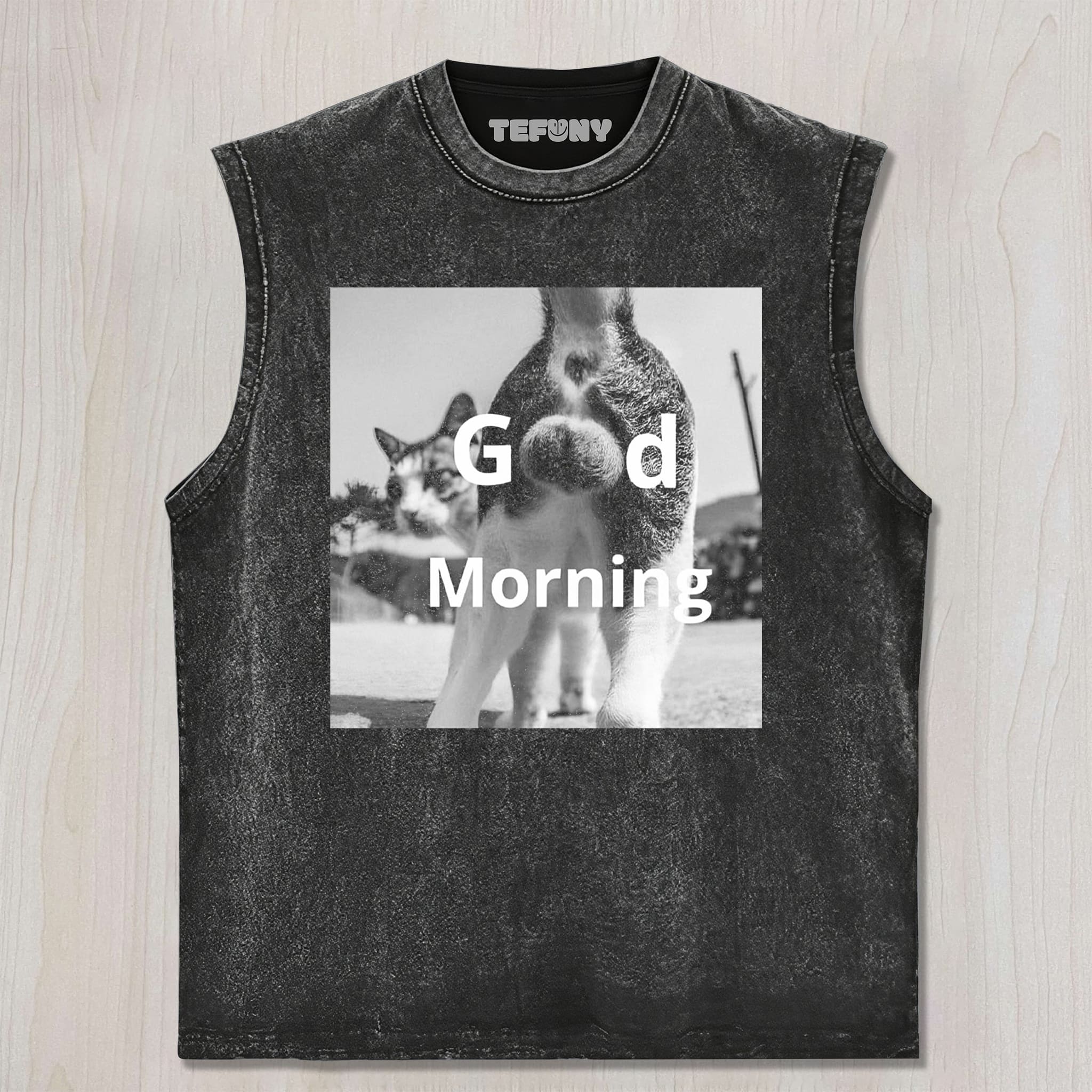 THE CAT GREETS YOU UNISEX TEE, TANK TOP, LAYERED LS, SWEATSHIRT & HOODIE