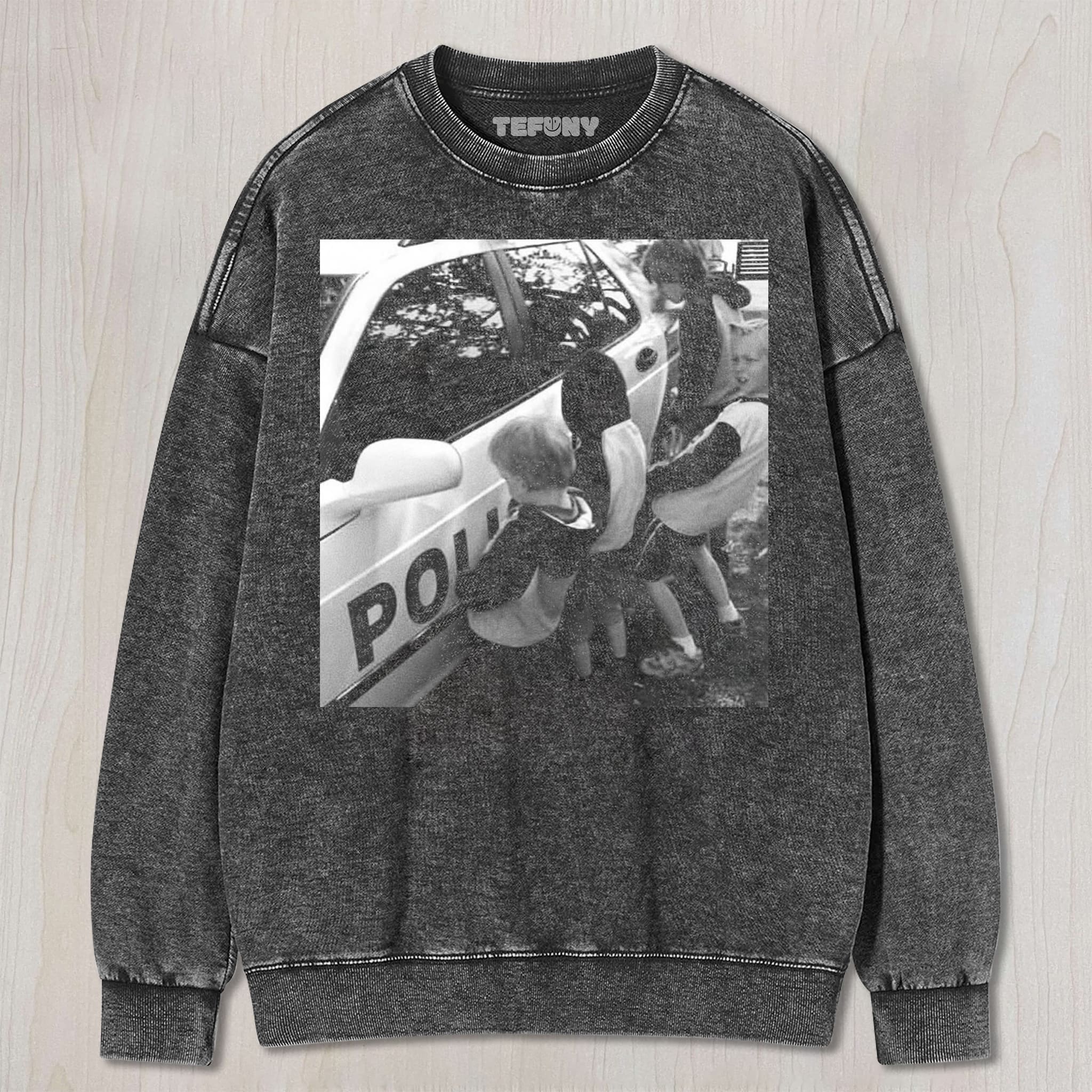 THE CHILDREN URINATED NEXT TO THE CAR UNISEX TEE, TANK TOP, LAYERED LS, SWEATSHIRT & HOODIE