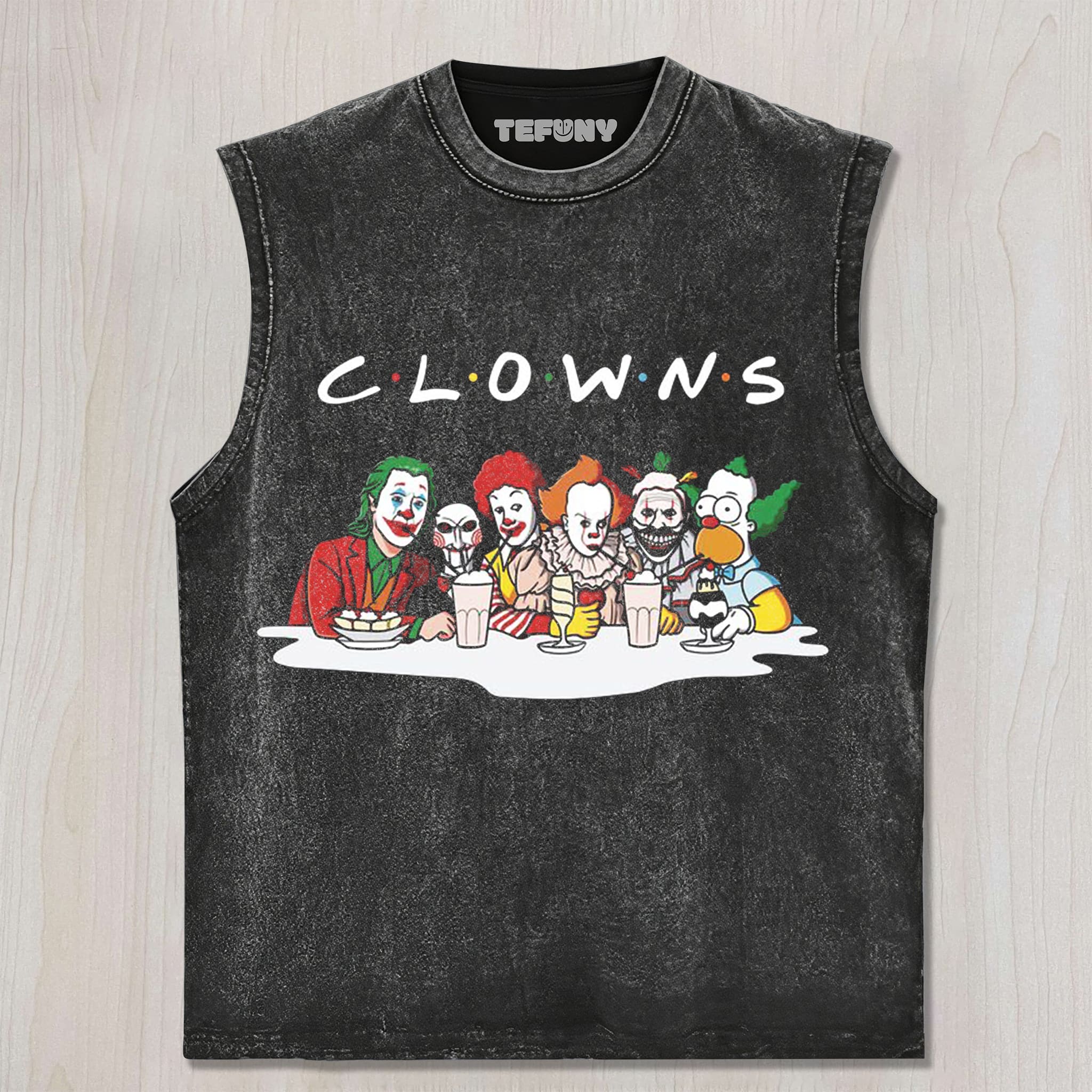 THE CLOWN PARTY UNISEX TEE, TANK TOP, LAYERED LS, SWEATSHIRT & HOODIE