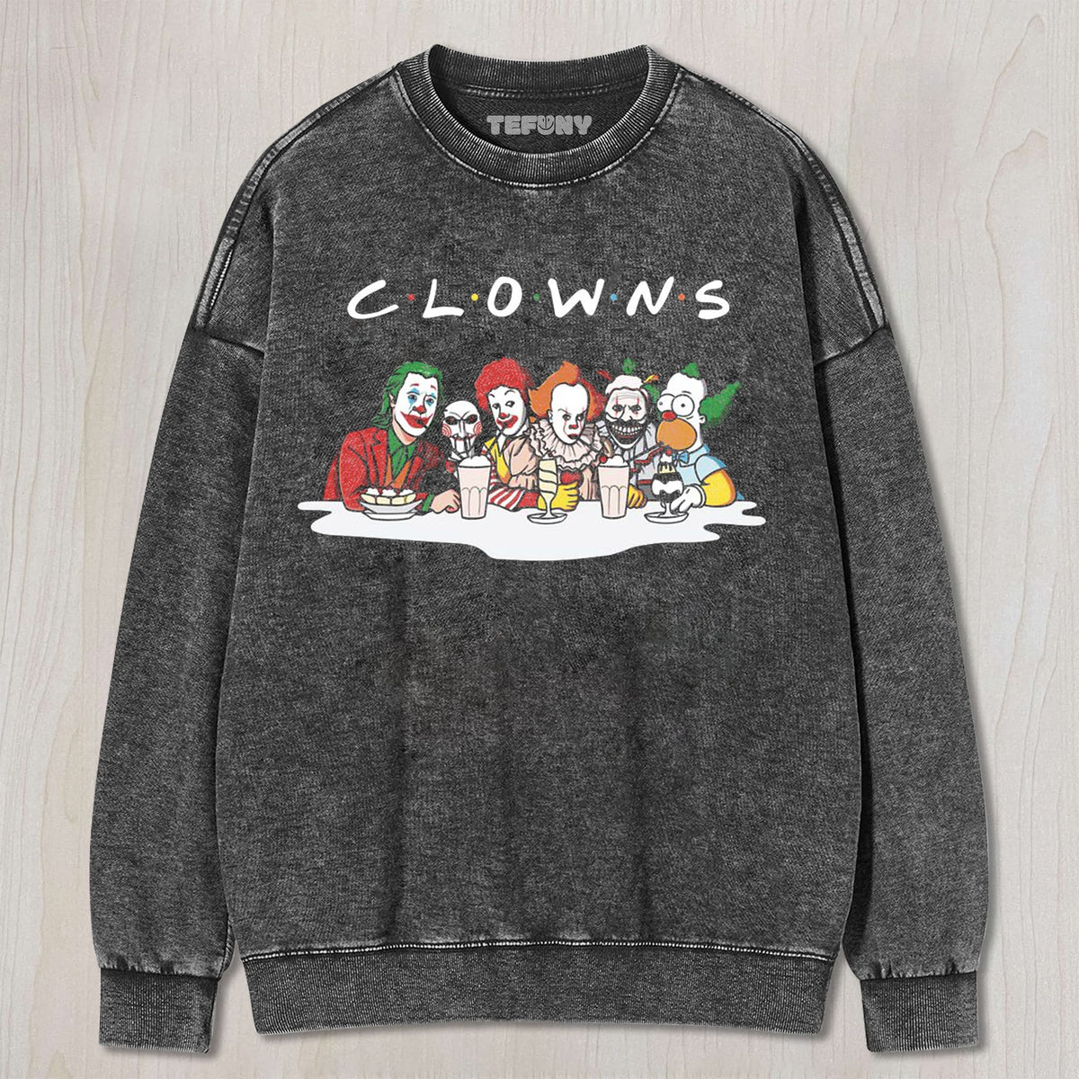 THE CLOWN PARTY UNISEX TEE, TANK TOP, LAYERED LS, SWEATSHIRT & HOODIE