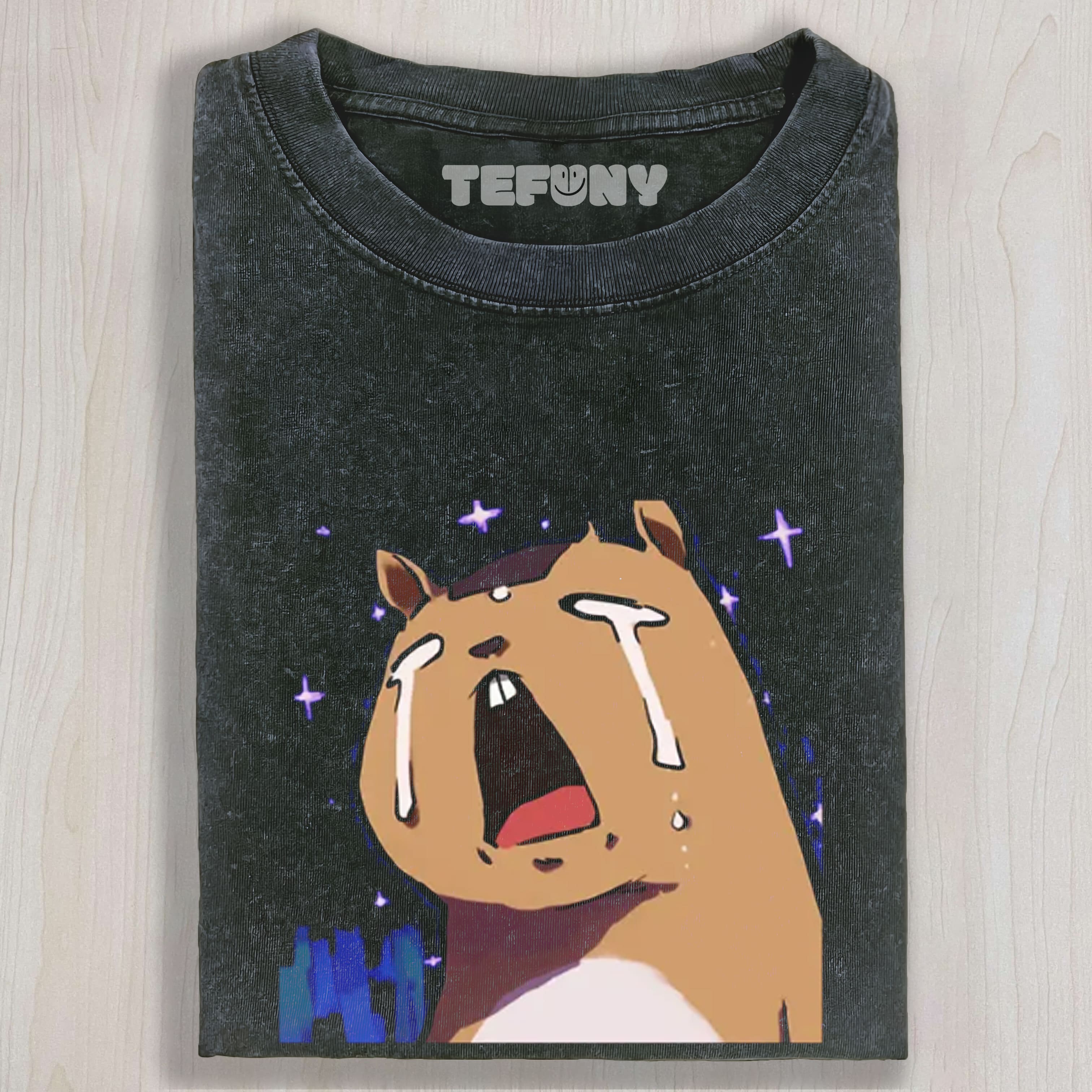 THE CRYING CAPYBARA UNISEX TEE, TANK TOP, LAYERED LS, SWEATSHIRT & HOODIE
