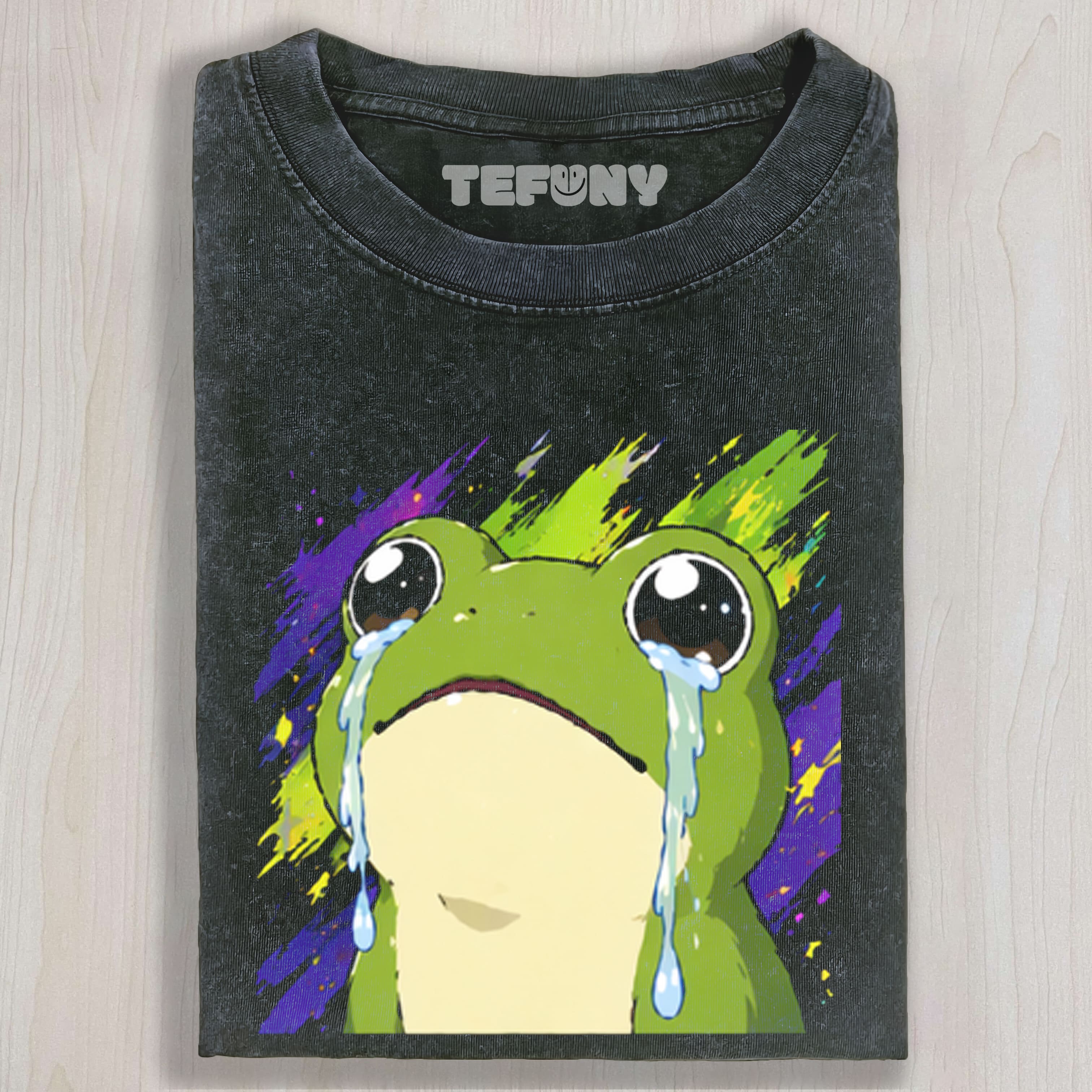 THE CRYING FROG UNISEX TEE, TANK TOP, LAYERED LS, SWEATSHIRT & HOODIE