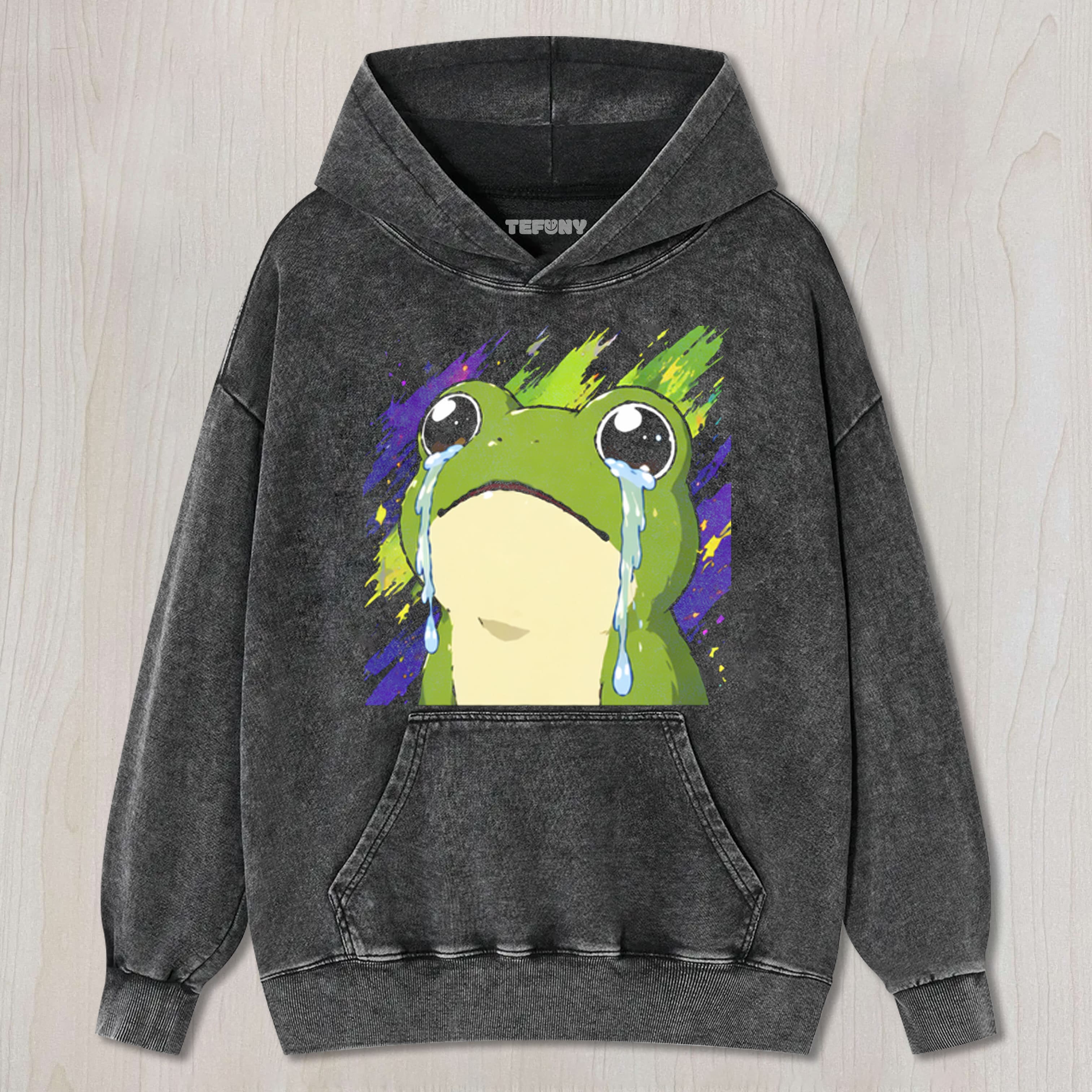 THE CRYING FROG UNISEX TEE, TANK TOP, LAYERED LS, SWEATSHIRT & HOODIE
