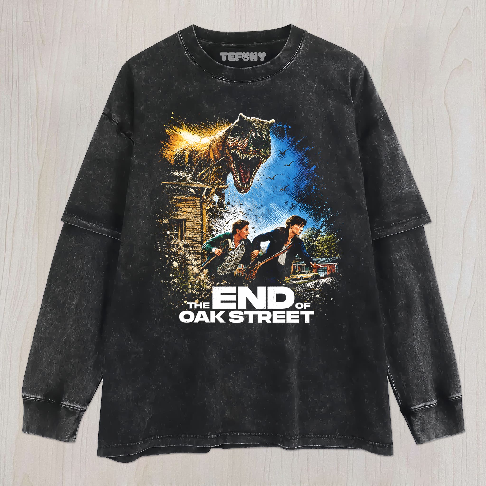 THE END OF OAK STREET UNISEX TEE, TANK TOP, LAYERED LS, SWEATSHIRT & HOODIE