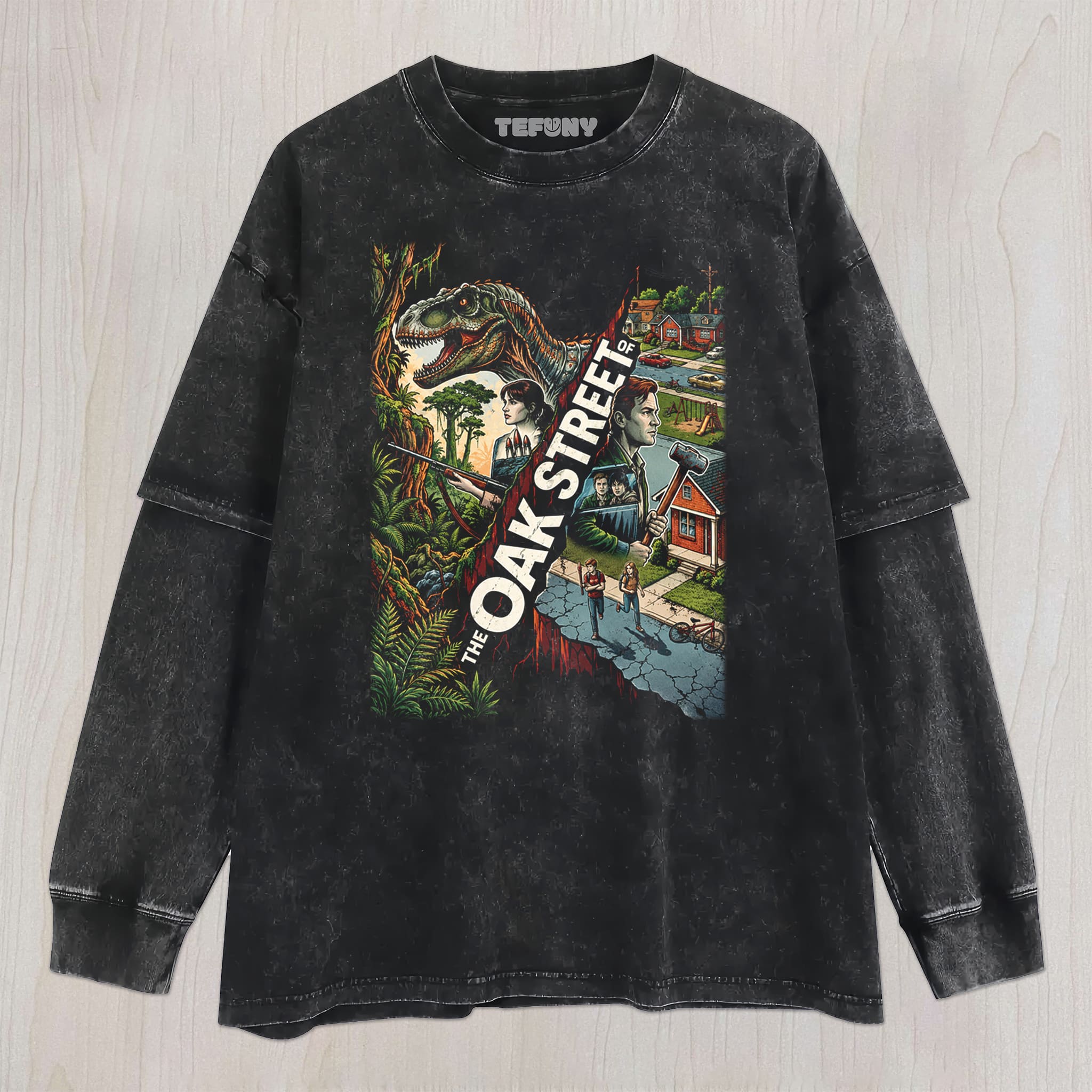 THE END OF OAK STREET V2 UNISEX TEE, TANK TOP, LAYERED LS, SWEATSHIRT & HOODIE