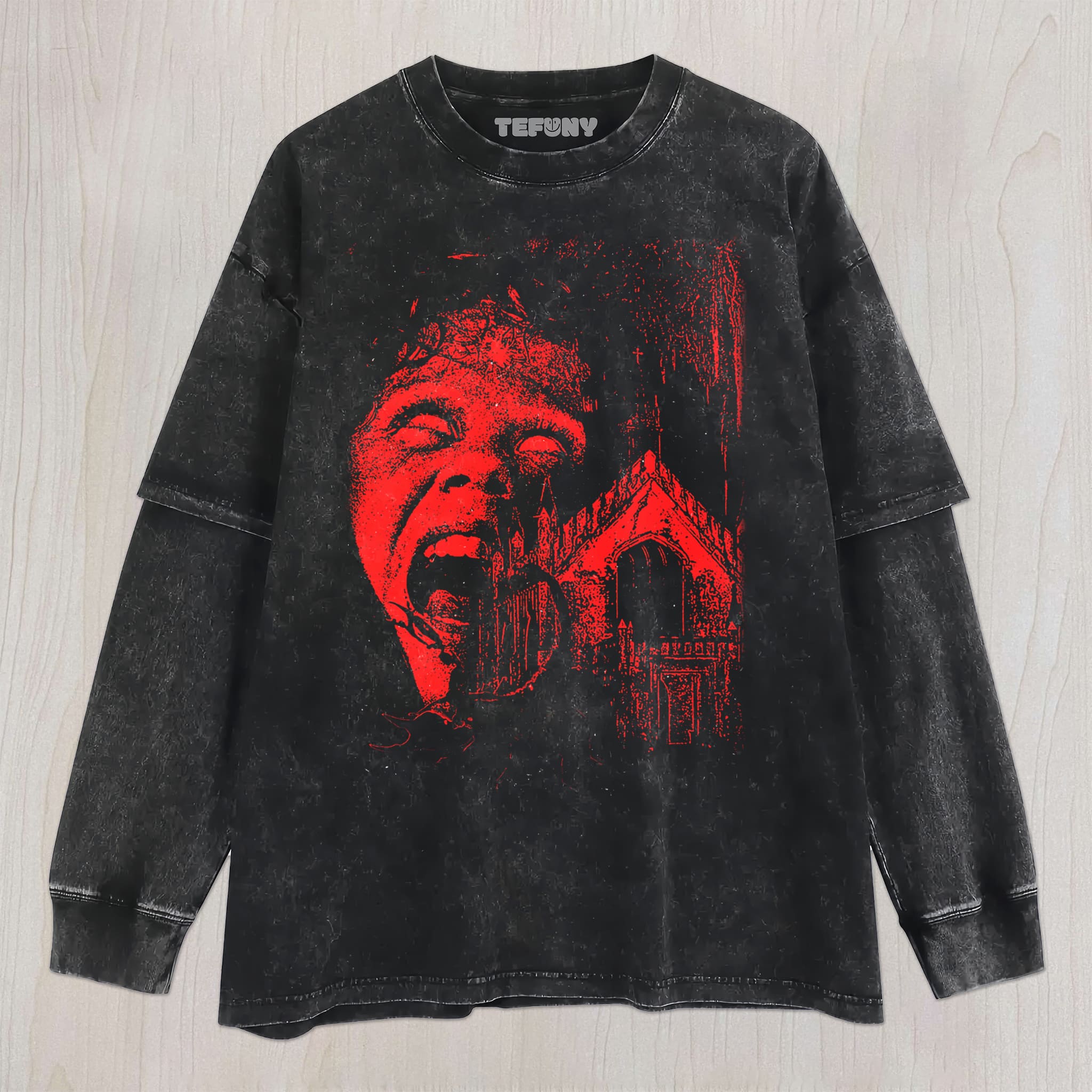 THE EXORCIST V4 UNISEX TEE, TANK TOP, LAYERED LS, SWEATSHIRT & HOODIE