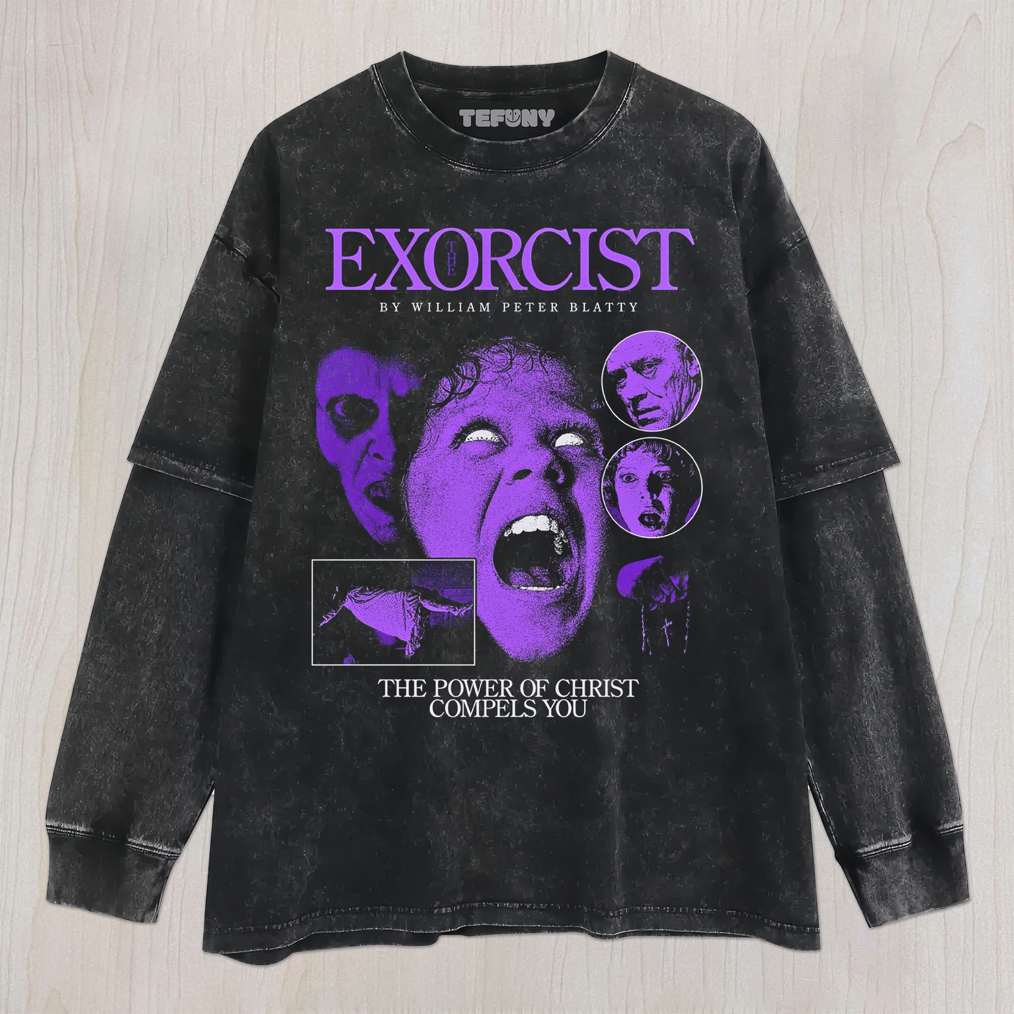 THE EXORCIST V7 UNISEX TEE, TANK TOP, LAYERED LS, SWEATSHIRT & HOODIE