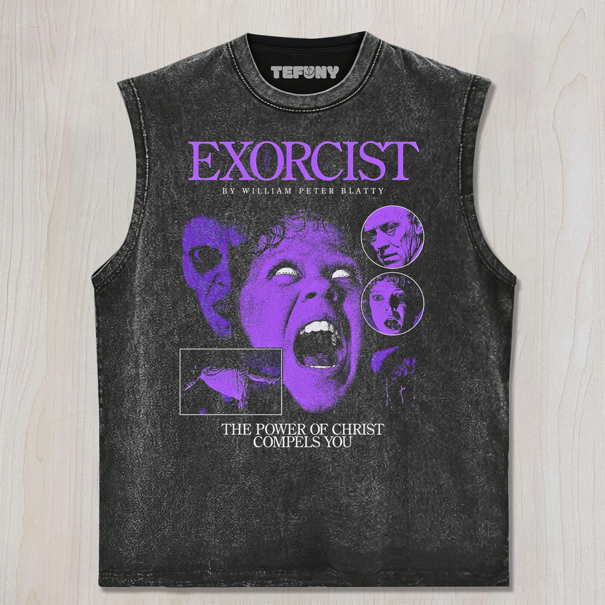 THE EXORCIST V7 UNISEX TEE, TANK TOP, LAYERED LS, SWEATSHIRT & HOODIE