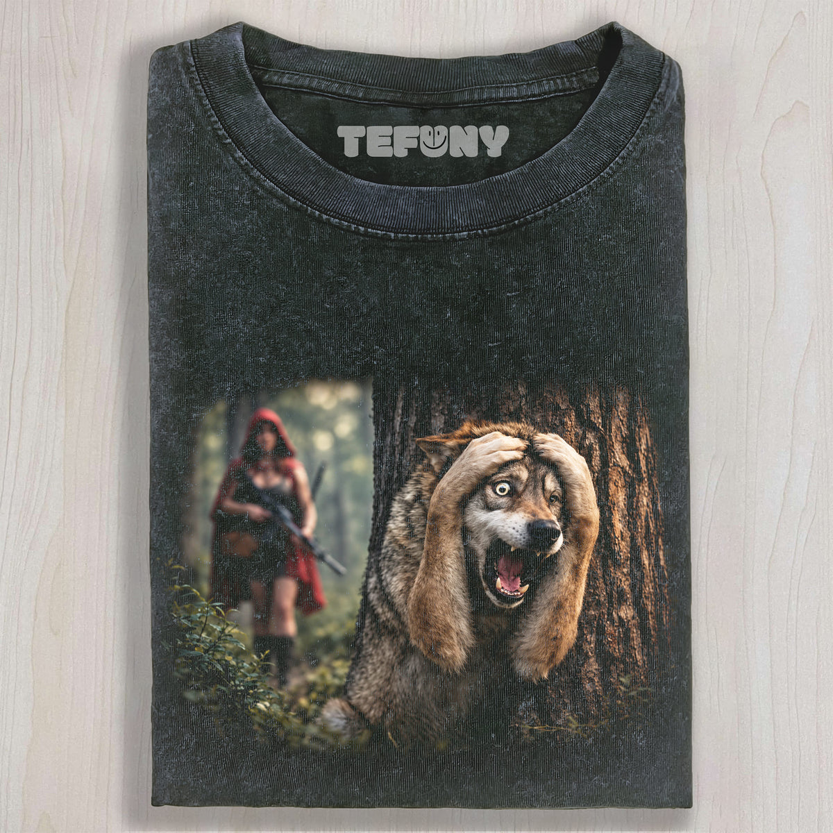 THE FRIGHTENED WOLF UNISEX TEE, TANK TOP, LAYERED LS, SWEATSHIRT & HOODIE