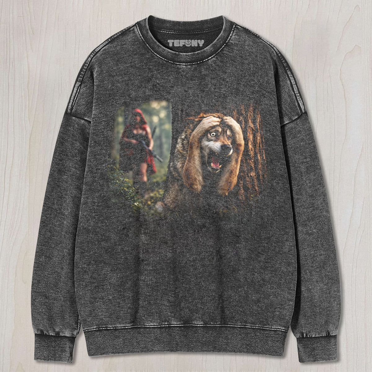 THE FRIGHTENED WOLF UNISEX TEE, TANK TOP, LAYERED LS, SWEATSHIRT & HOODIE