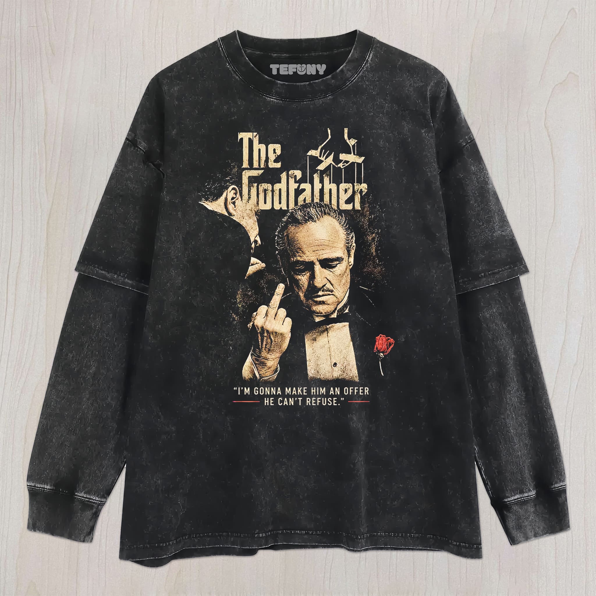 THE GODFATHER UNISEX TEE, TANK TOP, LAYERED LS, SWEATSHIRT & HOODIE