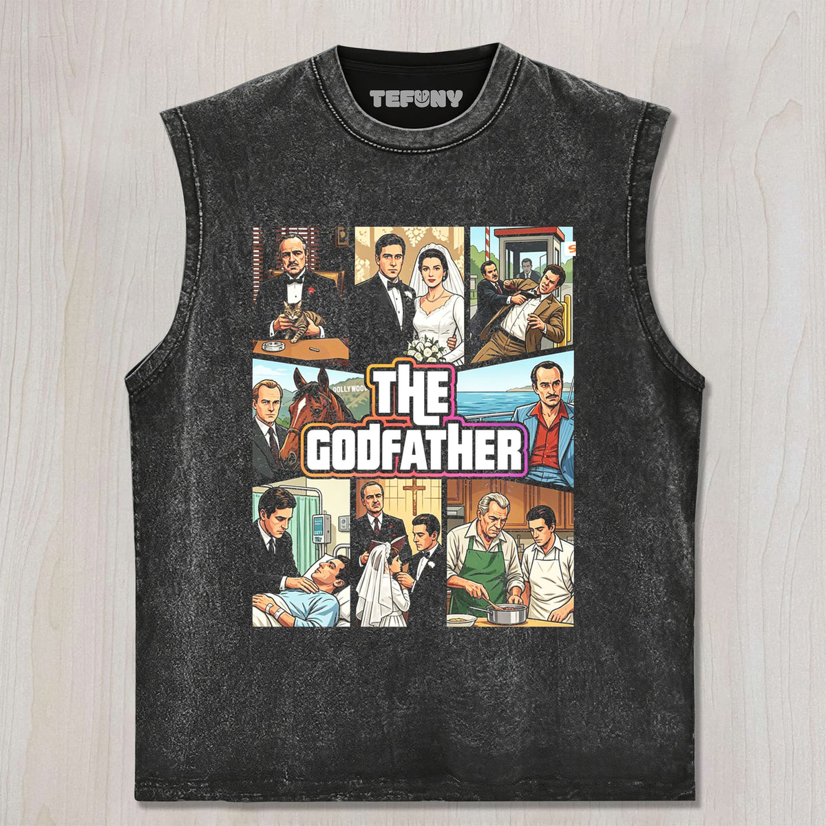 THE GODFATHER UNISEX TEE, TANK TOP, LAYERED LS, SWEATSHIRT & HOODIE