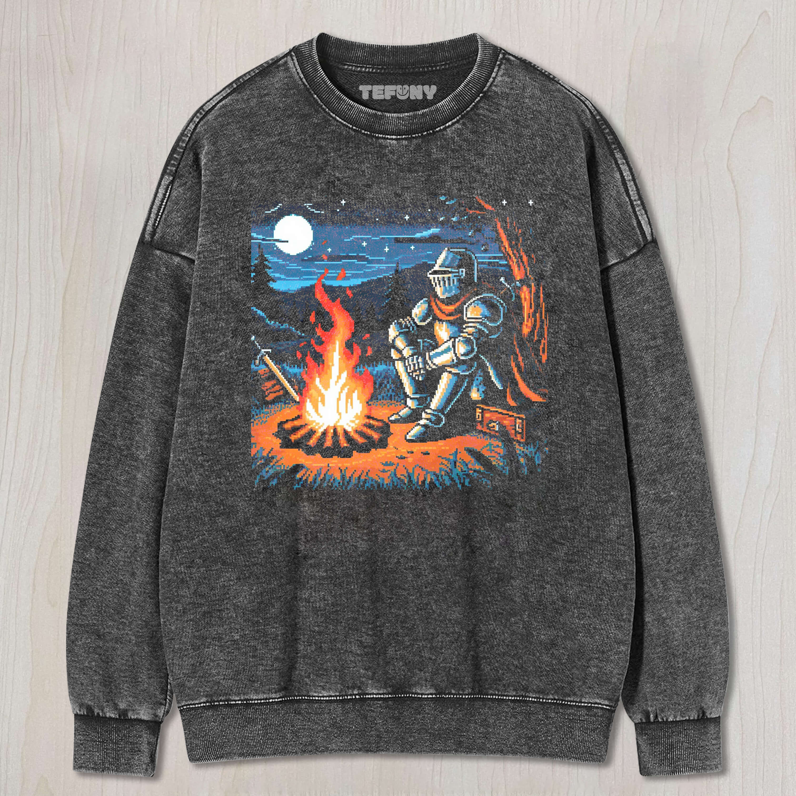 THE KNIGHT SAT BESIDE THE FIRE TEE & SWEAT & HOOD