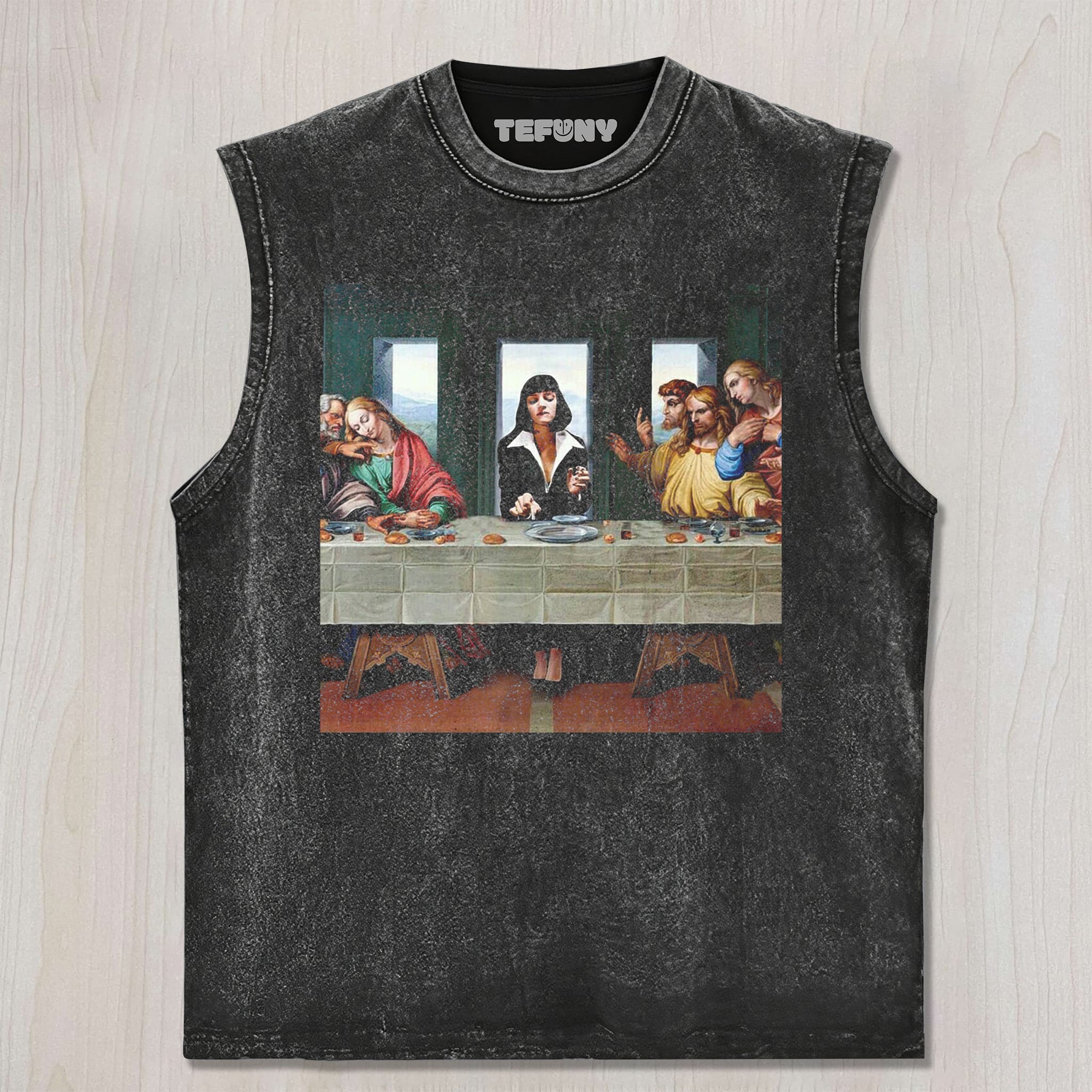 THE LAST SUPPER AND MIA UNISEX TEE, TANK TOP, LAYERED LS, SWEATSHIRT & HOODIE