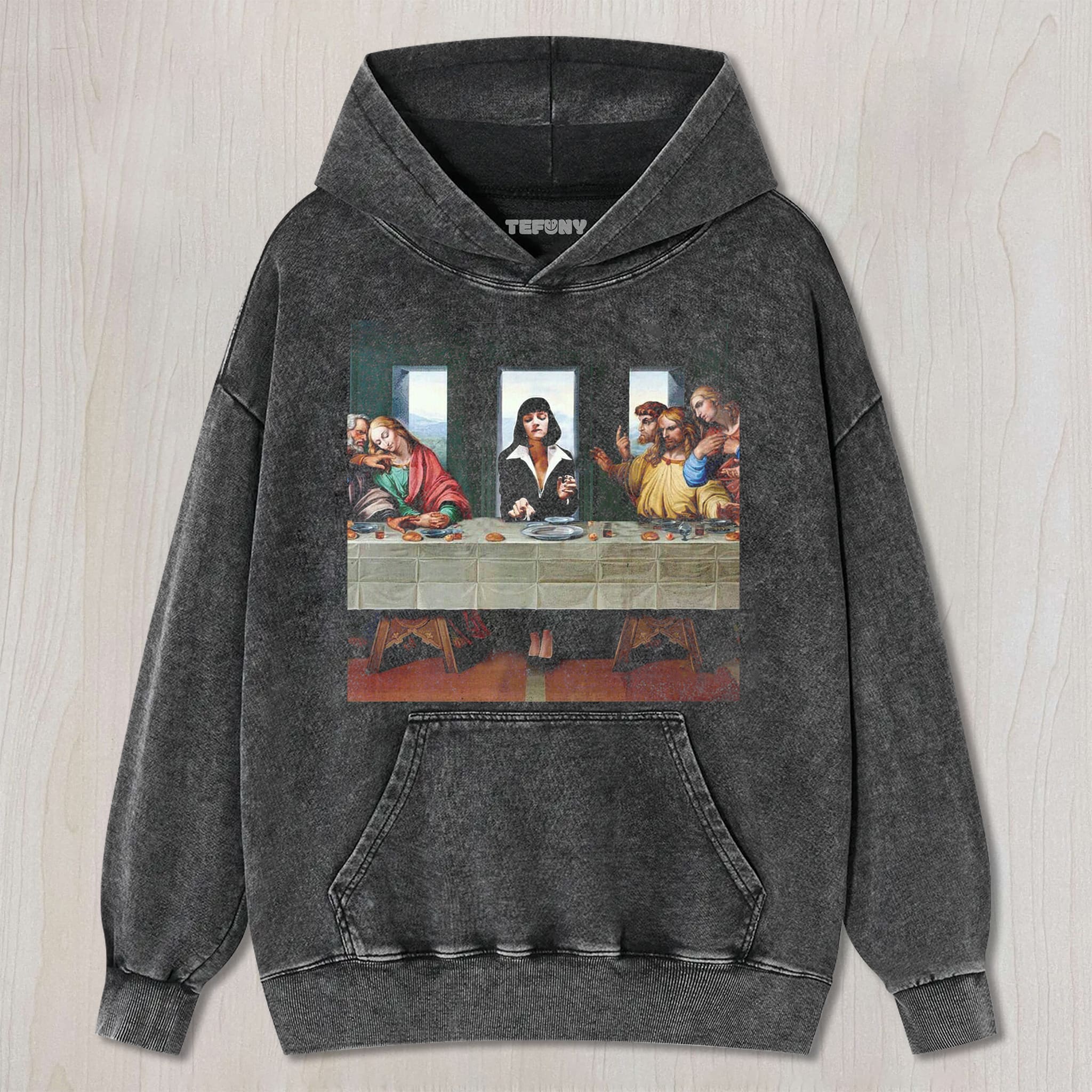 THE LAST SUPPER AND MIA UNISEX TEE, TANK TOP, LAYERED LS, SWEATSHIRT & HOODIE