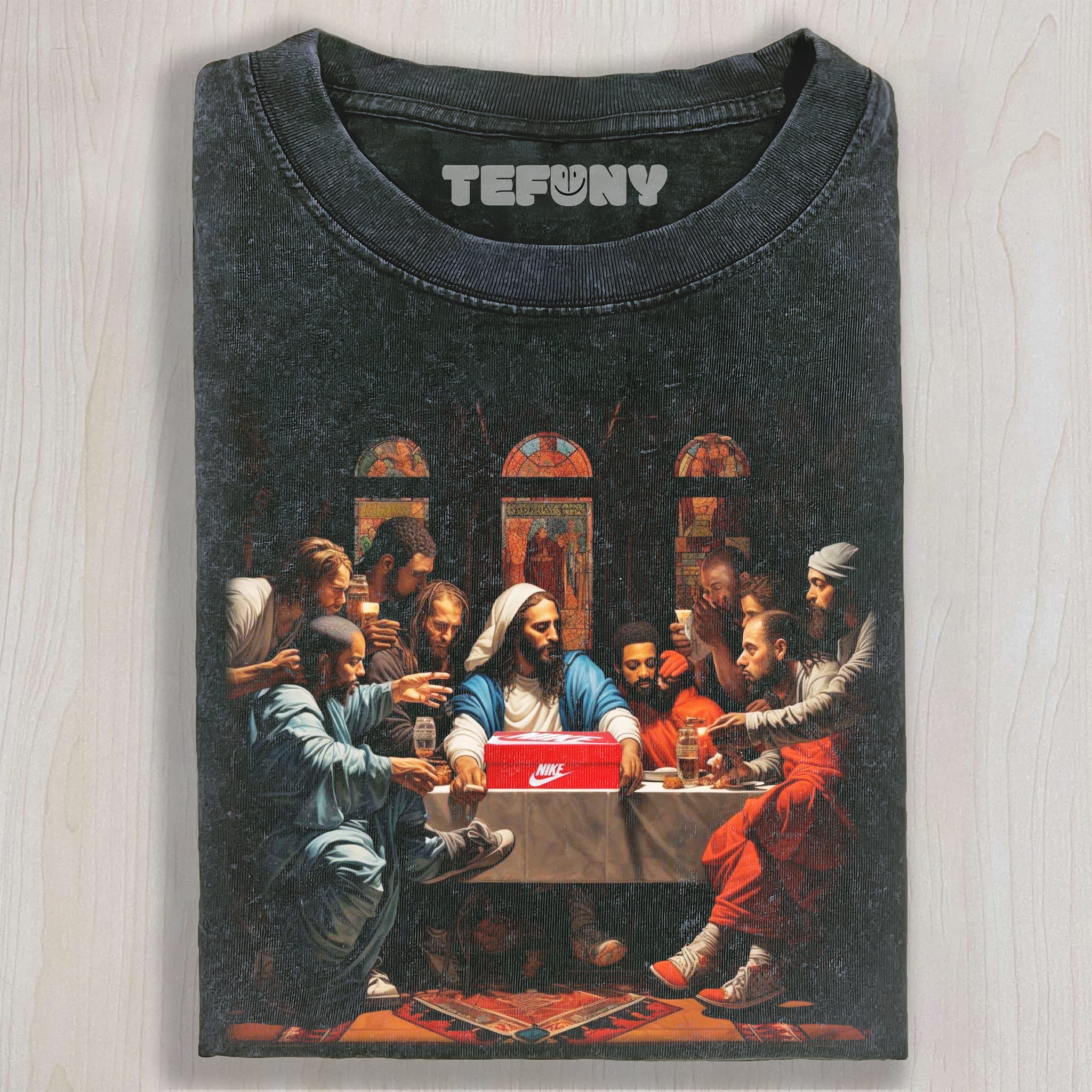 THE LAST SUPPER (PARODY) UNISEX TEE, TANK TOP, LAYERED LS, SWEATSHIRT & HOODIE