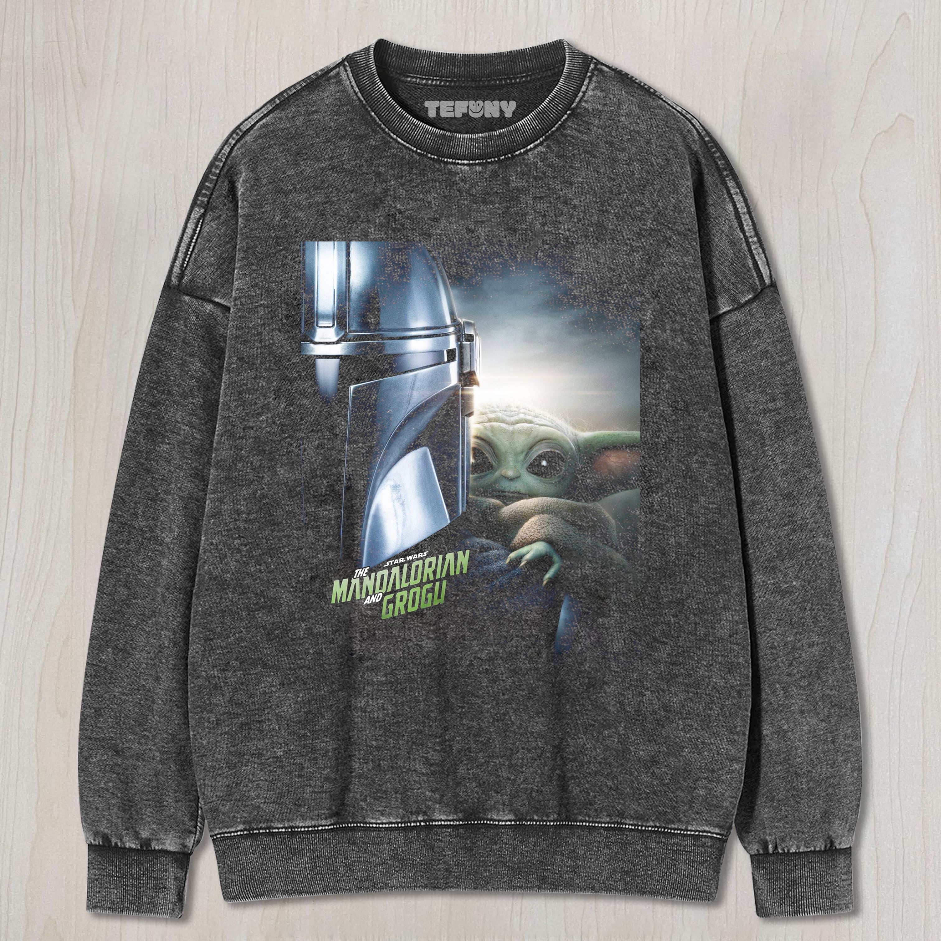 THE MANDALORIAN & GROGU6 UNISEX TEE, TANK TOP, LAYERED LS, SWEATSHIRT & HOODIE