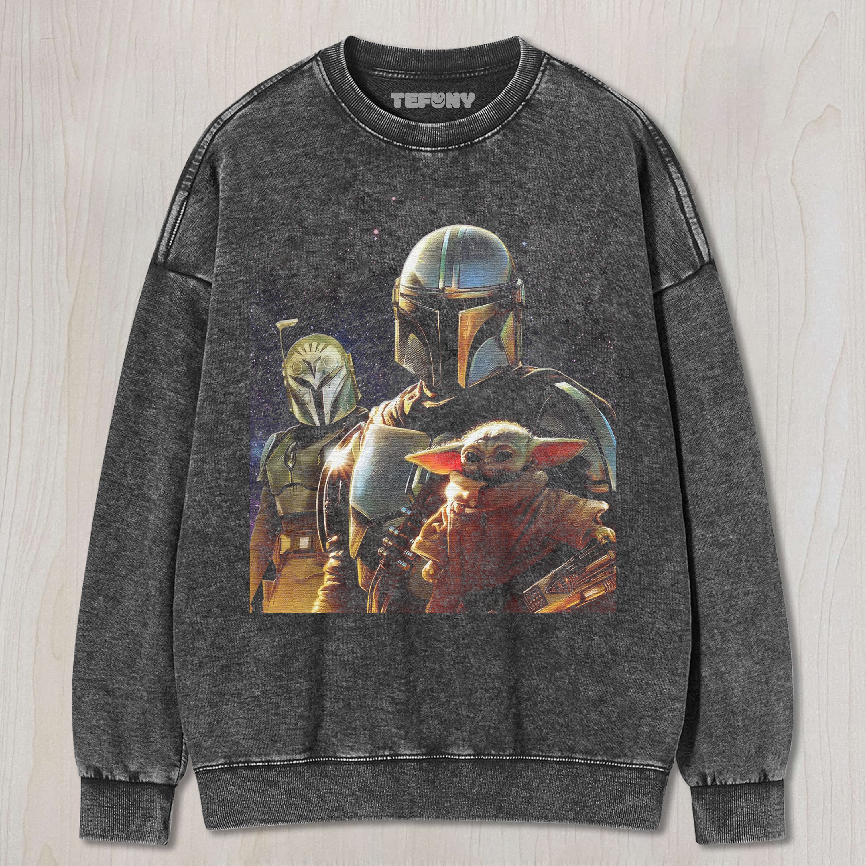 THE MANDALORIAN & GROGU7 UNISEX TEE, TANK TOP, LAYERED LS, SWEATSHIRT & HOODIE