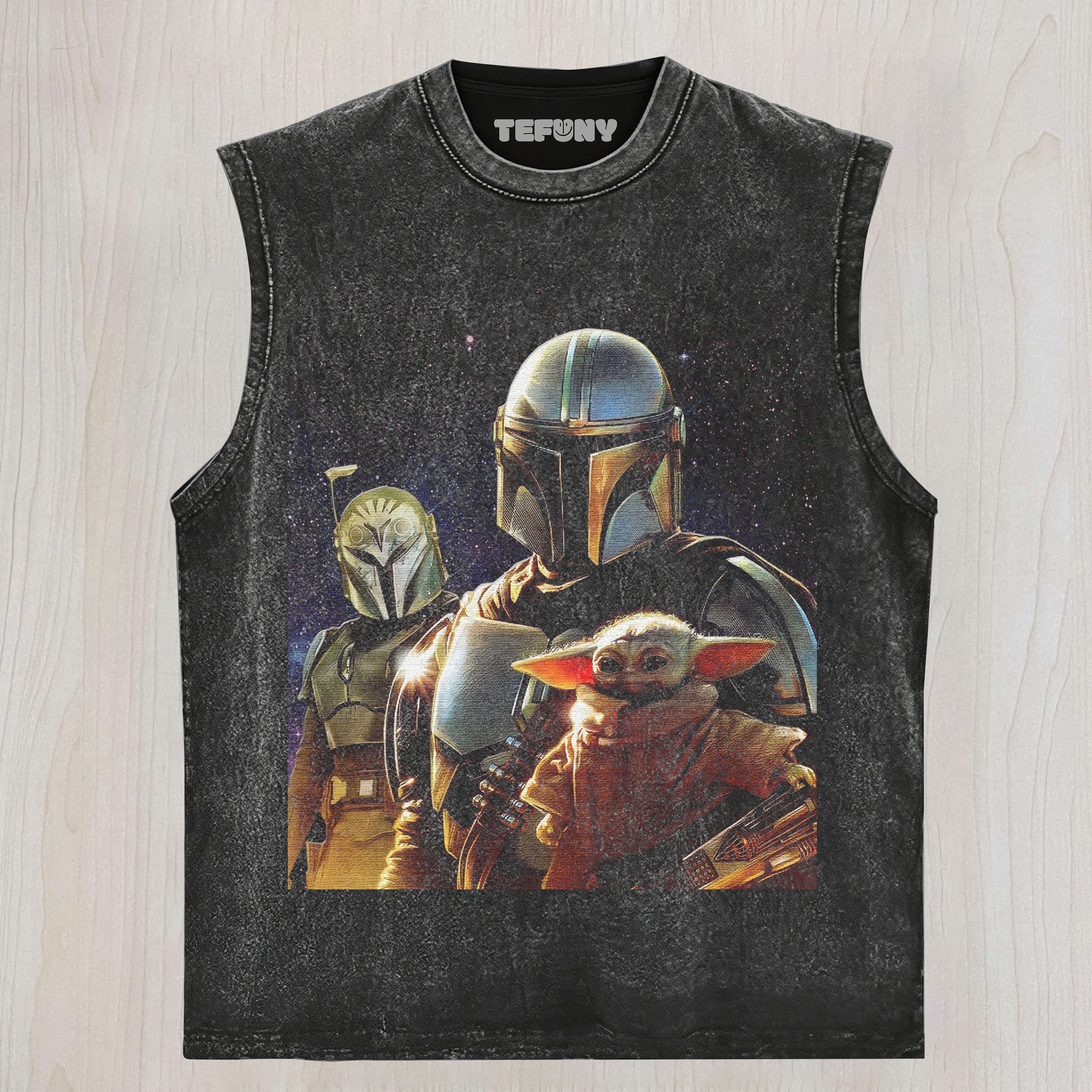 THE MANDALORIAN & GROGU7 UNISEX TEE, TANK TOP, LAYERED LS, SWEATSHIRT & HOODIE
