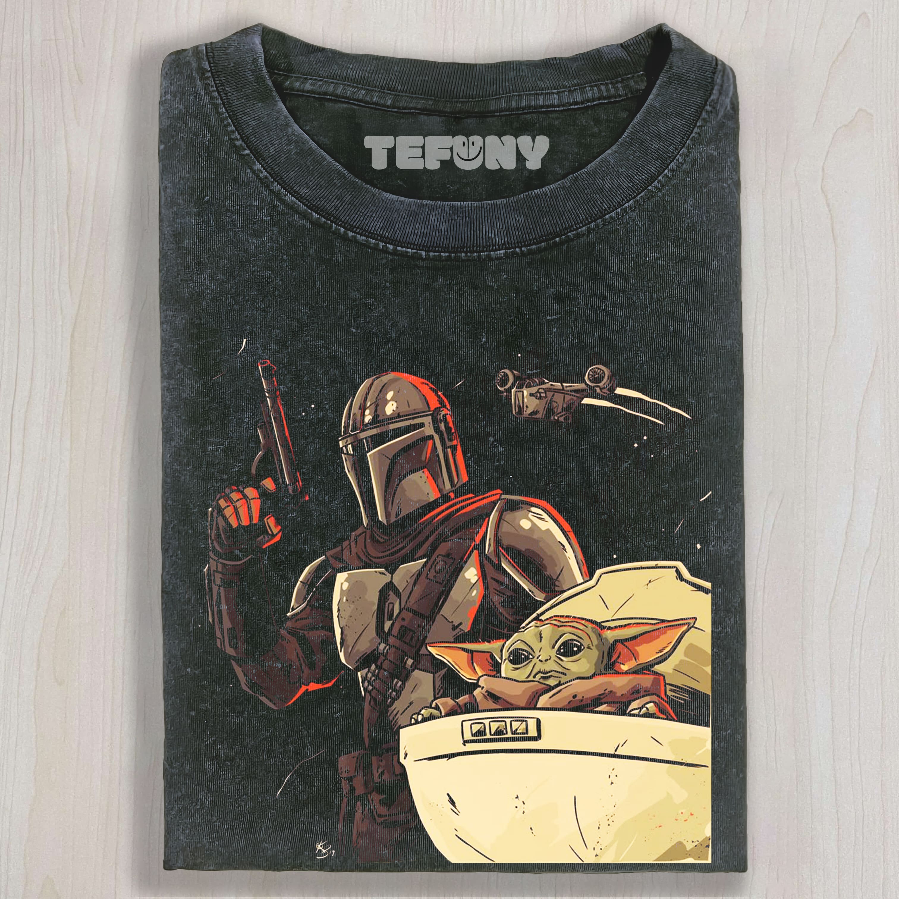 THE MANDALORIAN & GROGU9 UNISEX TEE, TANK TOP, LAYERED LS, SWEATSHIRT & HOODIE