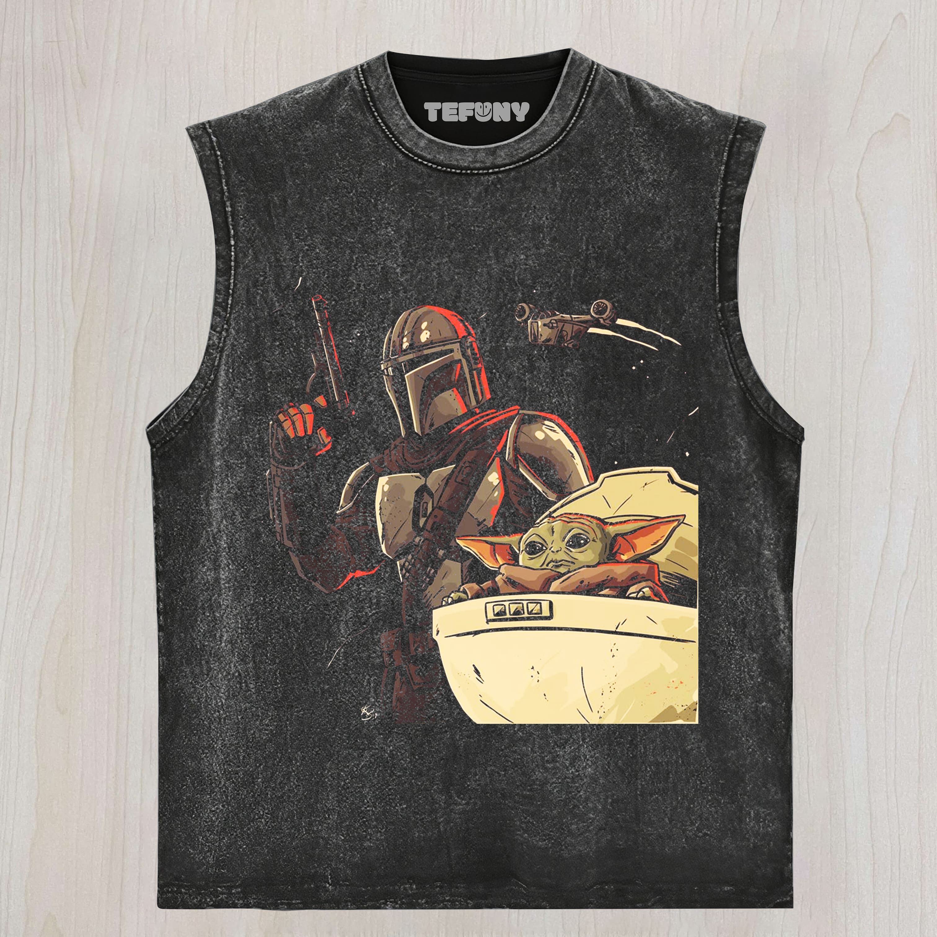 THE MANDALORIAN & GROGU9 UNISEX TEE, TANK TOP, LAYERED LS, SWEATSHIRT & HOODIE