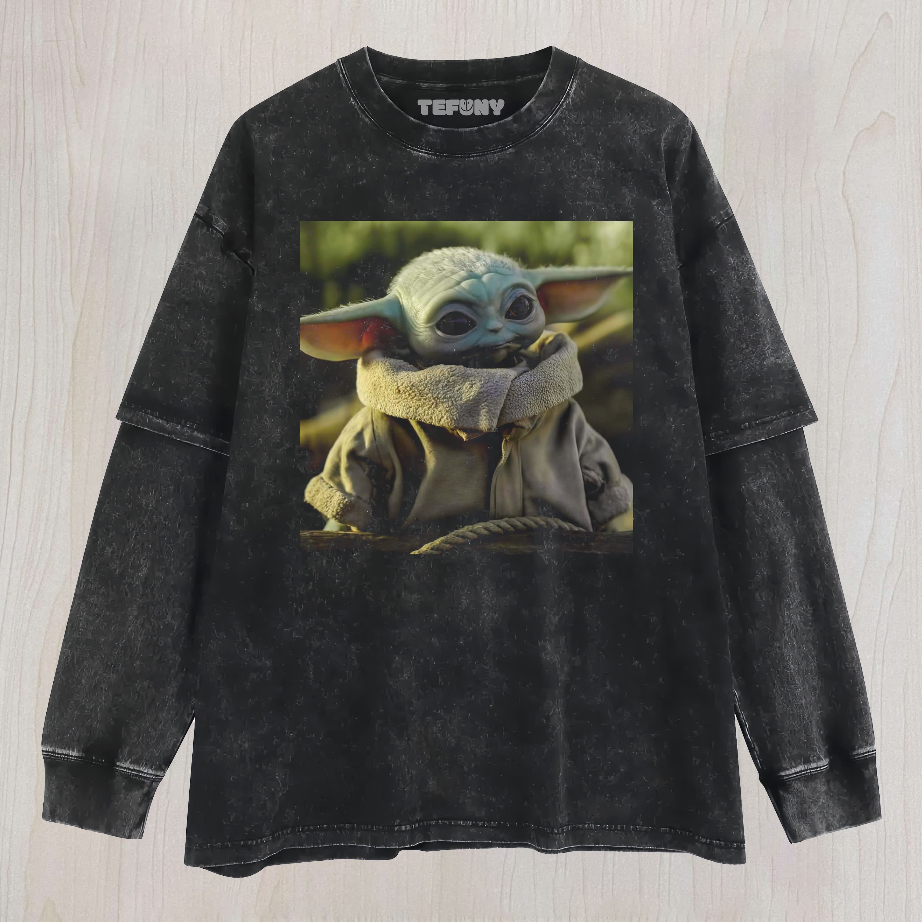 THE MANDALORIAN & GROGU UNISEX TEE, TANK TOP, LAYERED LS, SWEATSHIRT & HOODIE