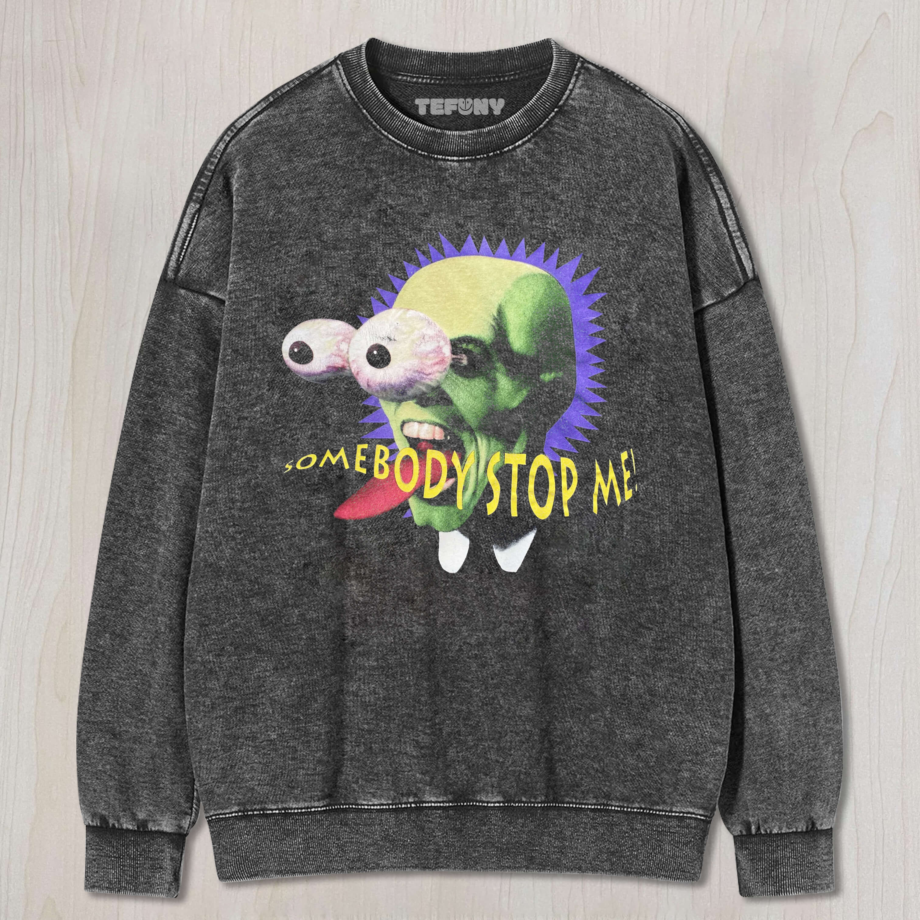 THE MASK SOMEBODY STOP ME TEE & SWEAT & HOOD