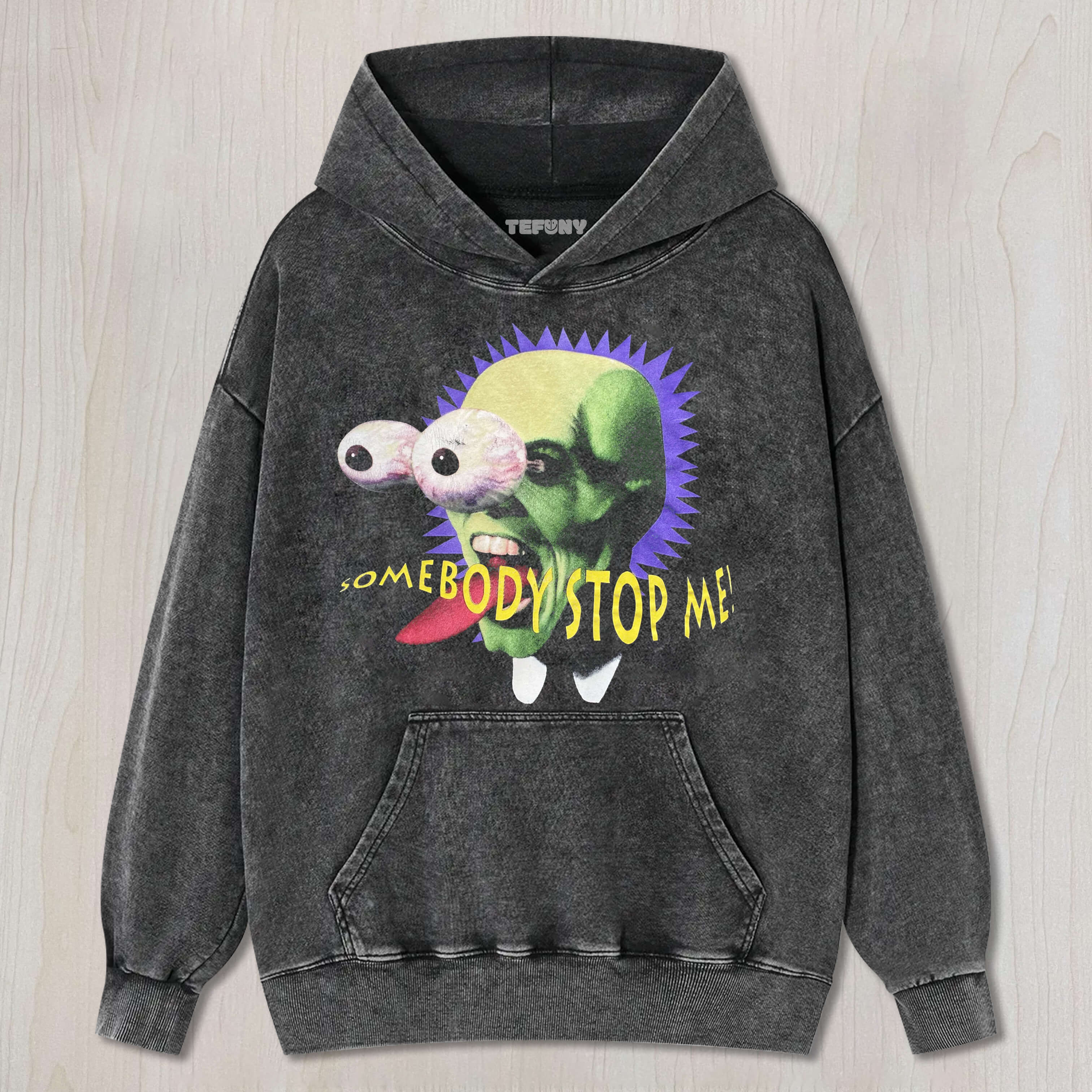 THE MASK SOMEBODY STOP ME TEE & SWEAT & HOOD