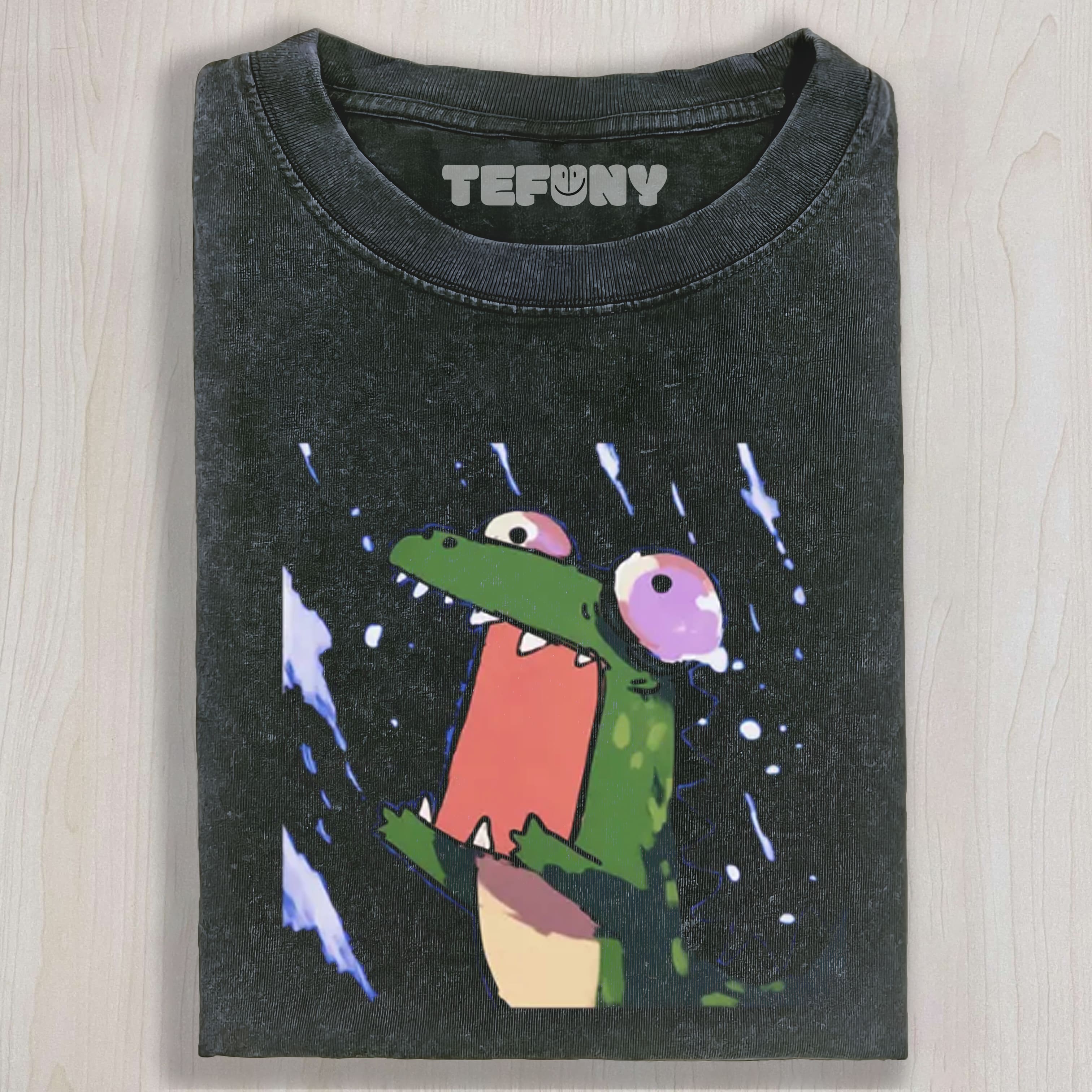 THE PANICKING CROCODILE UNISEX TEE, TANK TOP, LAYERED LS, SWEATSHIRT & HOODIE