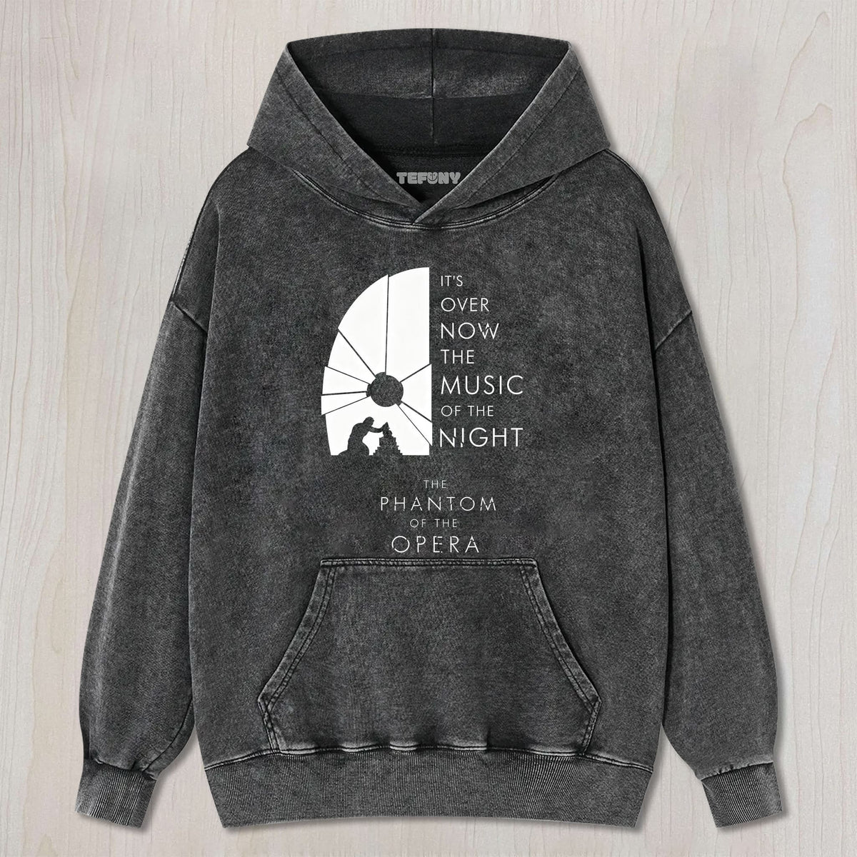 THE PHANTOM OF THE OPERA QUOTE AND SILHOUETTE GRAPHIC UNISEX TEE, TANK TOP, LAYERED LS, SWEATSHIRT & HOODIE