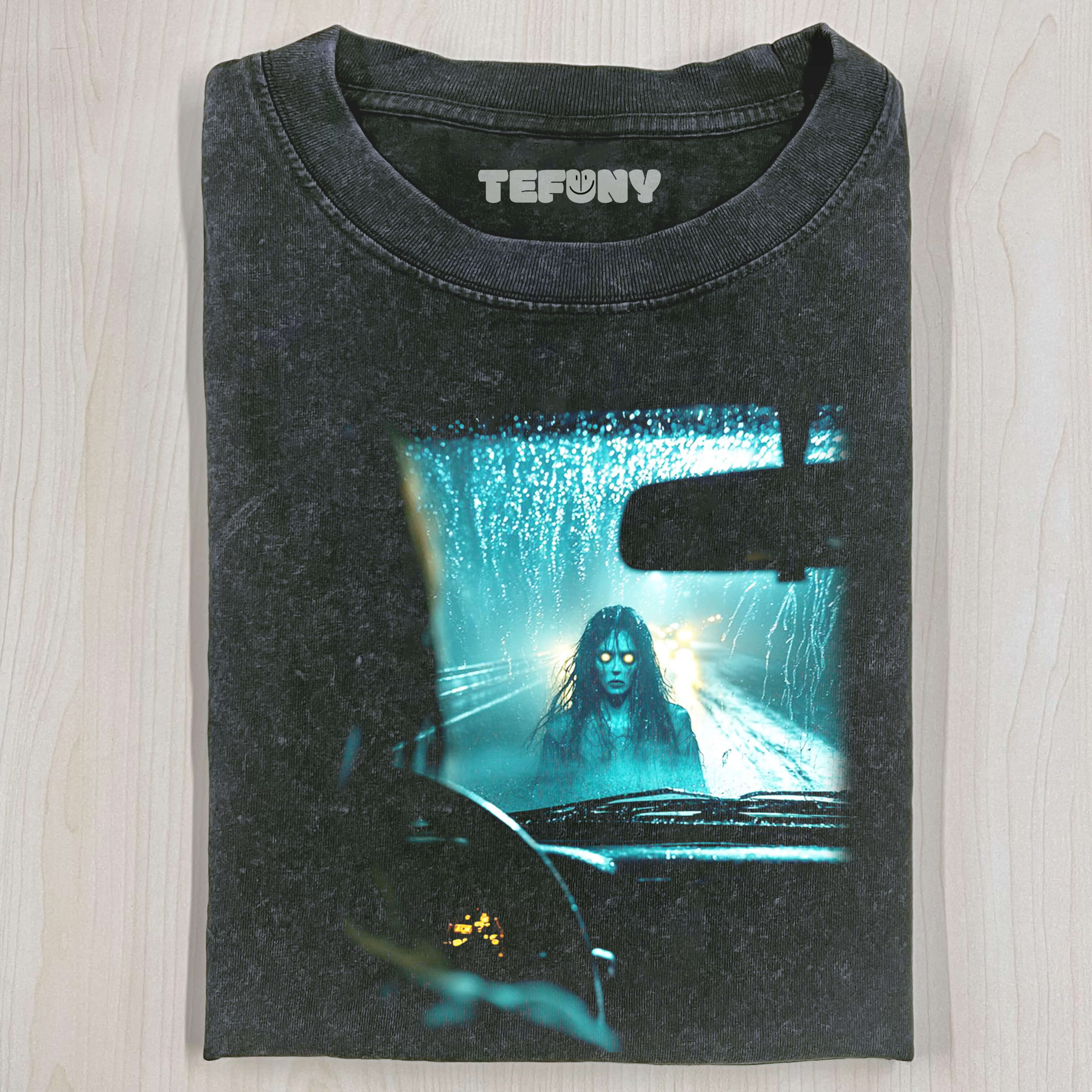 THERE'S A GHOST IN FRONT OF THE CAR T-SHIRT