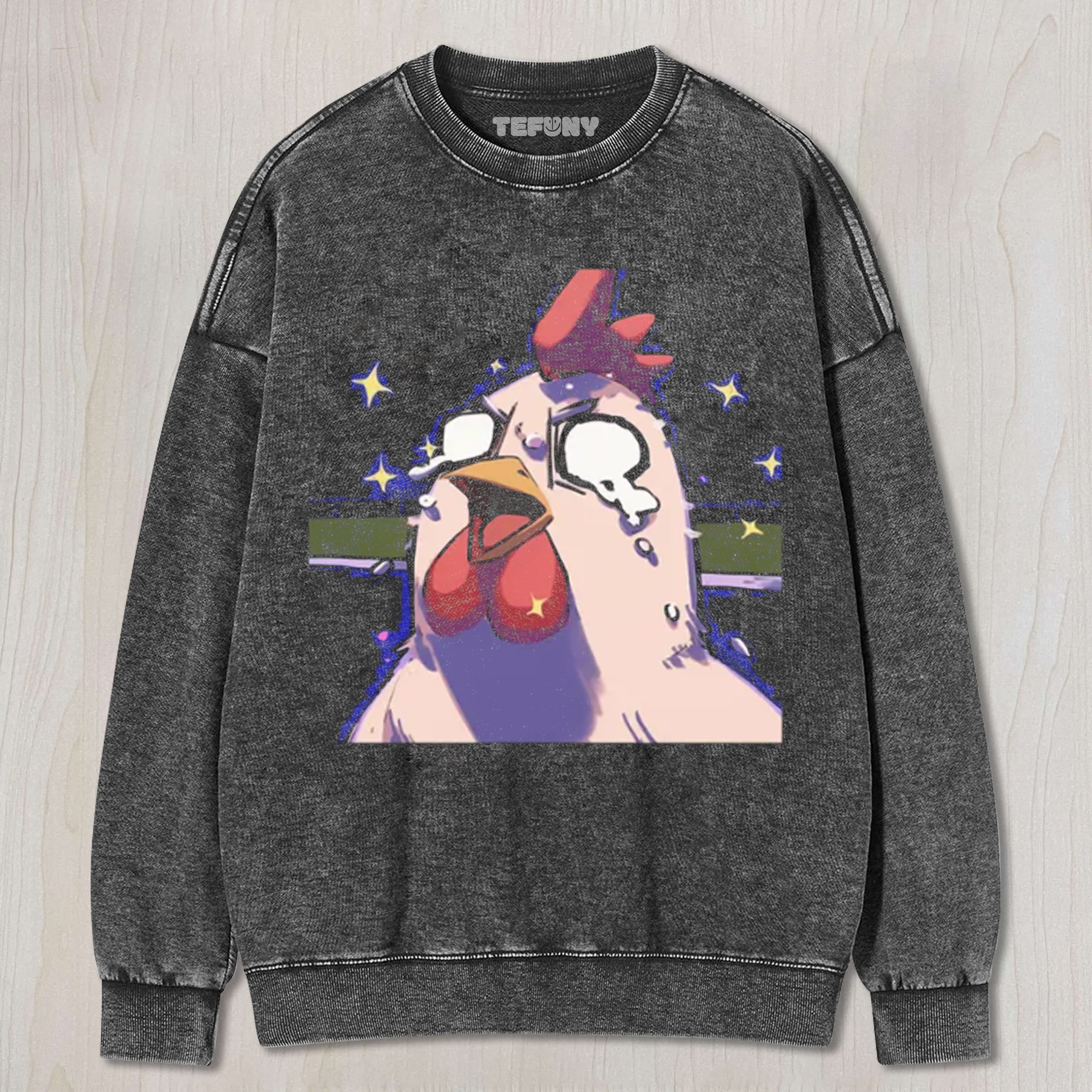 THE SCREAMING CHICKEN UNISEX TEE, TANK TOP, LAYERED LS, SWEATSHIRT & HOODIE