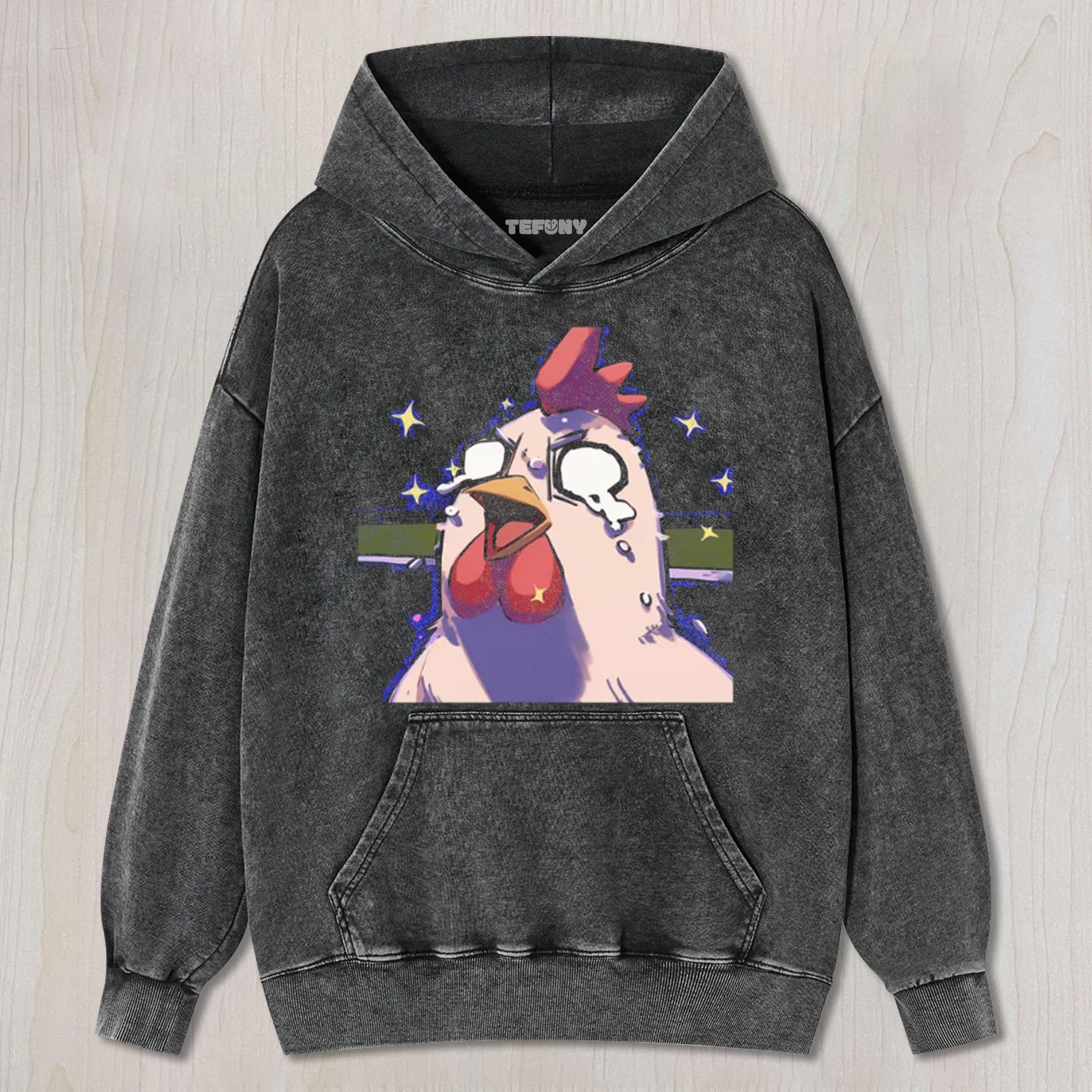 THE SCREAMING CHICKEN UNISEX TEE, TANK TOP, LAYERED LS, SWEATSHIRT & HOODIE