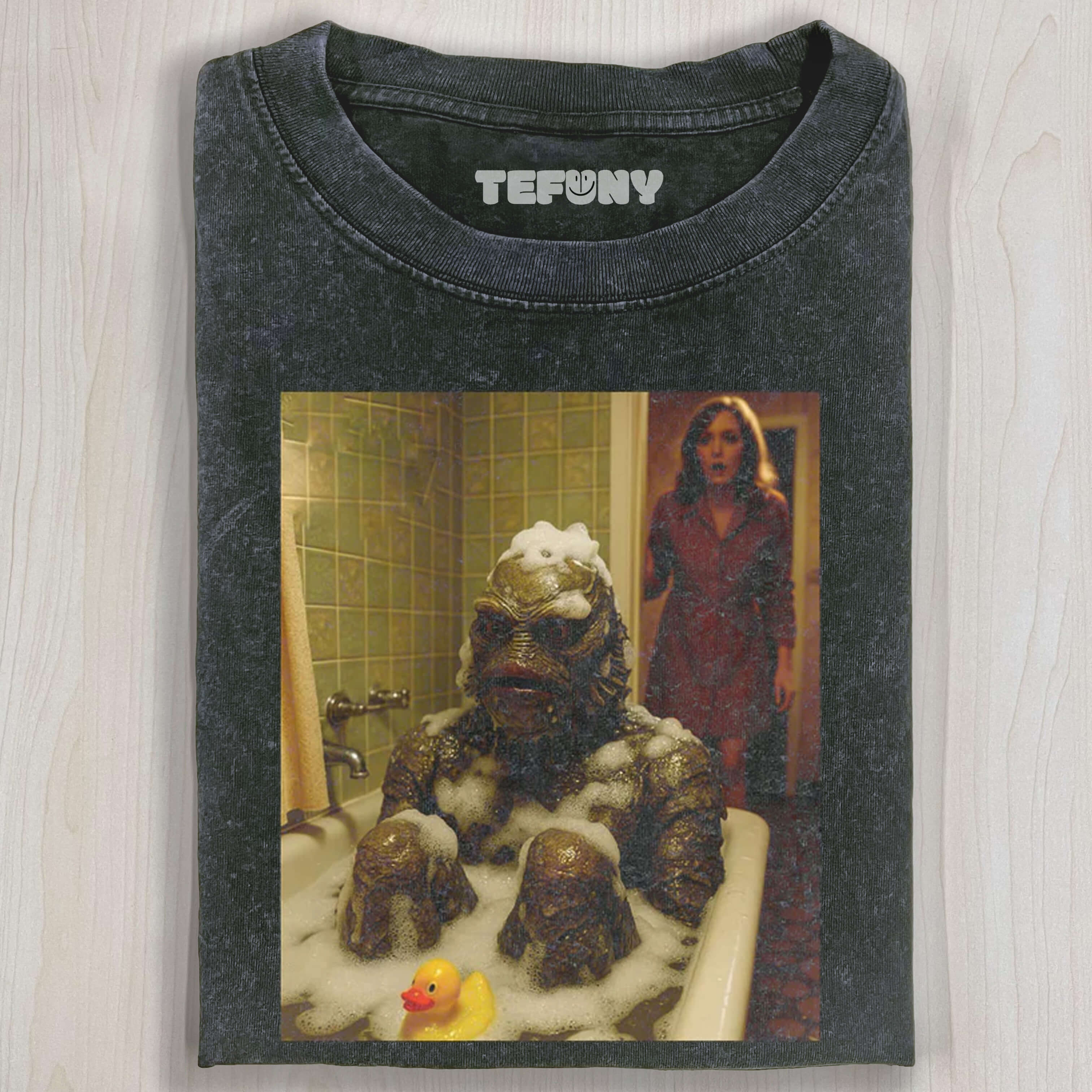 THE SHAPE OF WATER FUNNY BATHING SCENE TEE