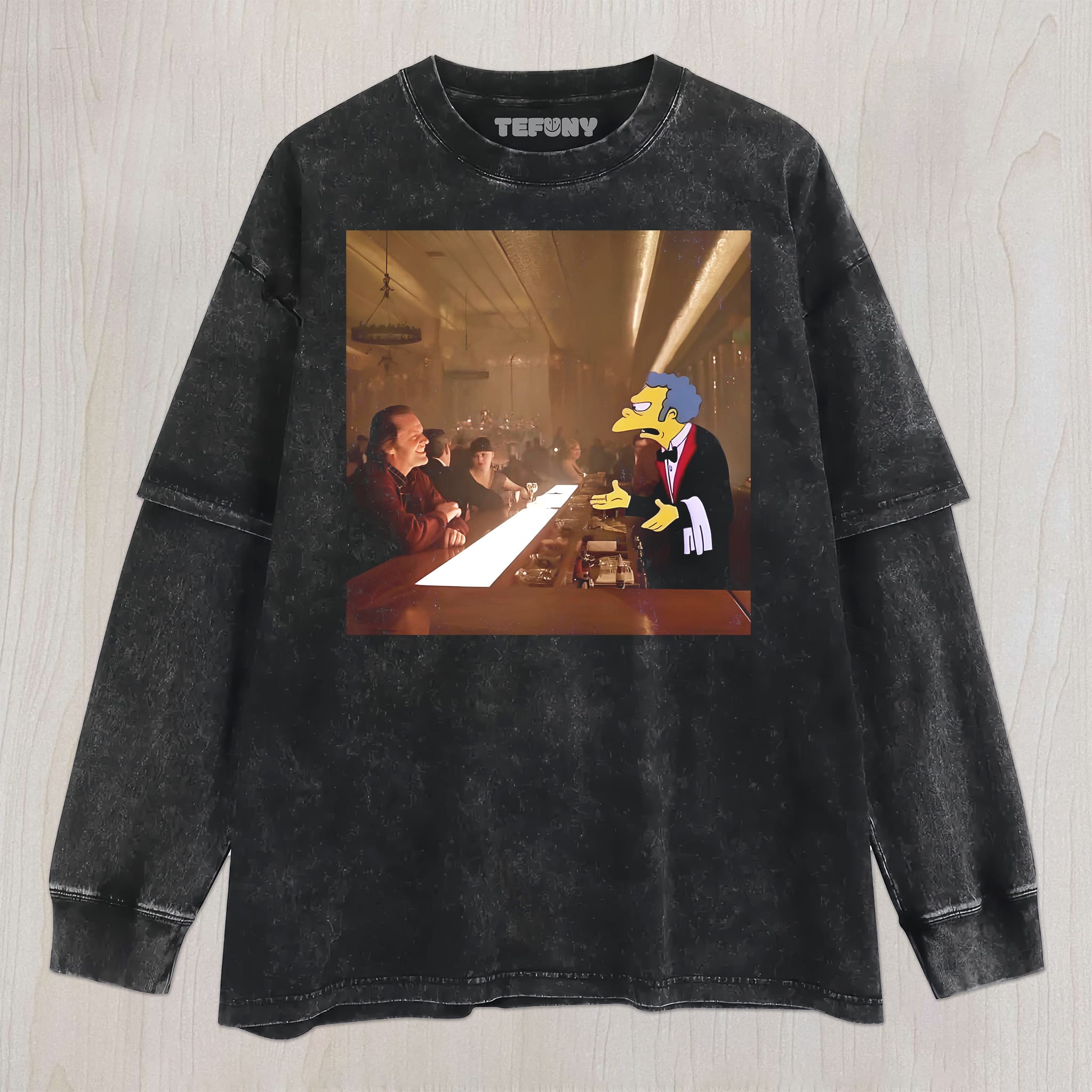 THE SIMPSONS AND THE SHINING UNISEX TEE, TANK TOP, LAYERED LS, SWEATSHIRT & HOODIE