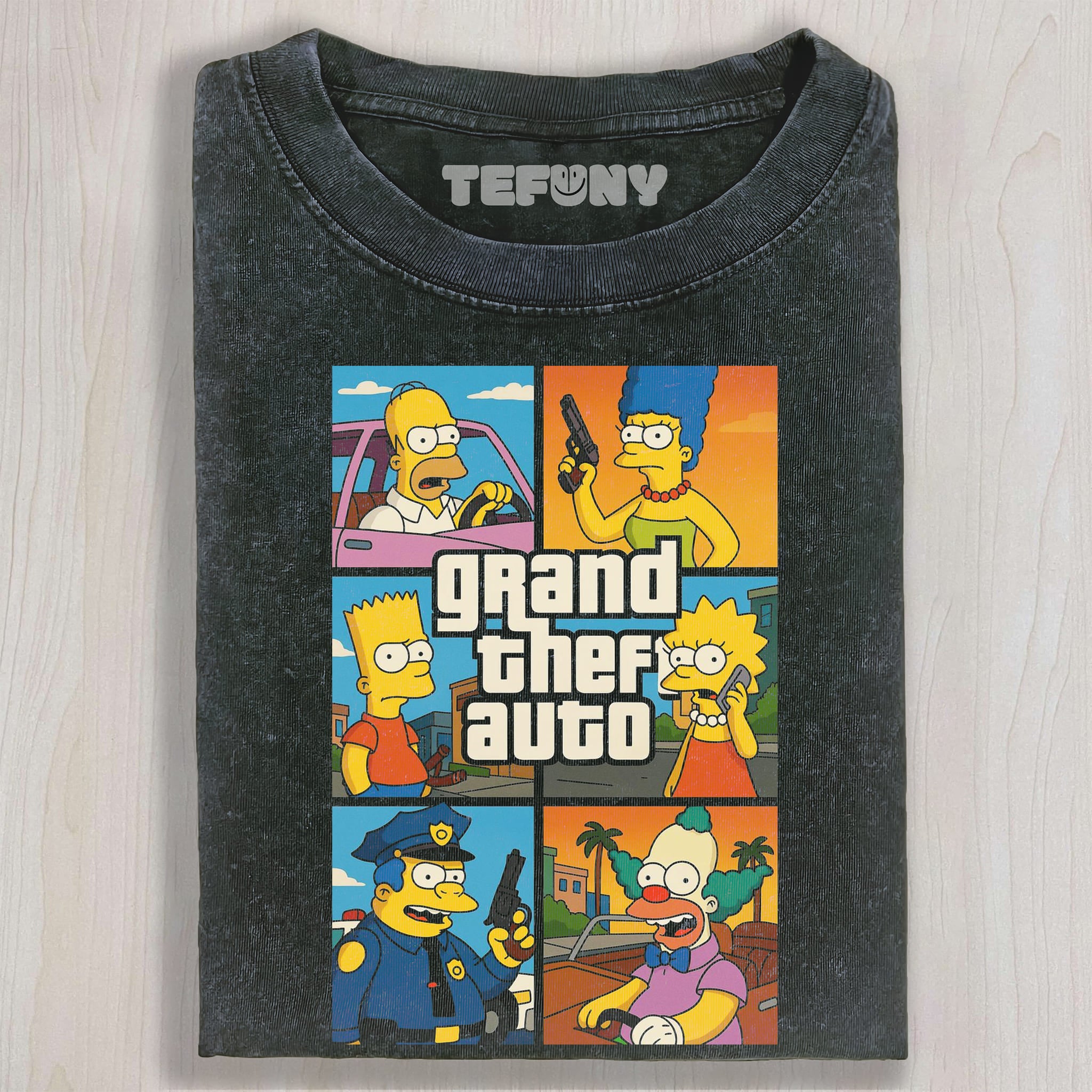 THE SIMPSONS GTV UNISEX TEE, TANK TOP, LAYERED LS, SWEATSHIRT & HOODIE