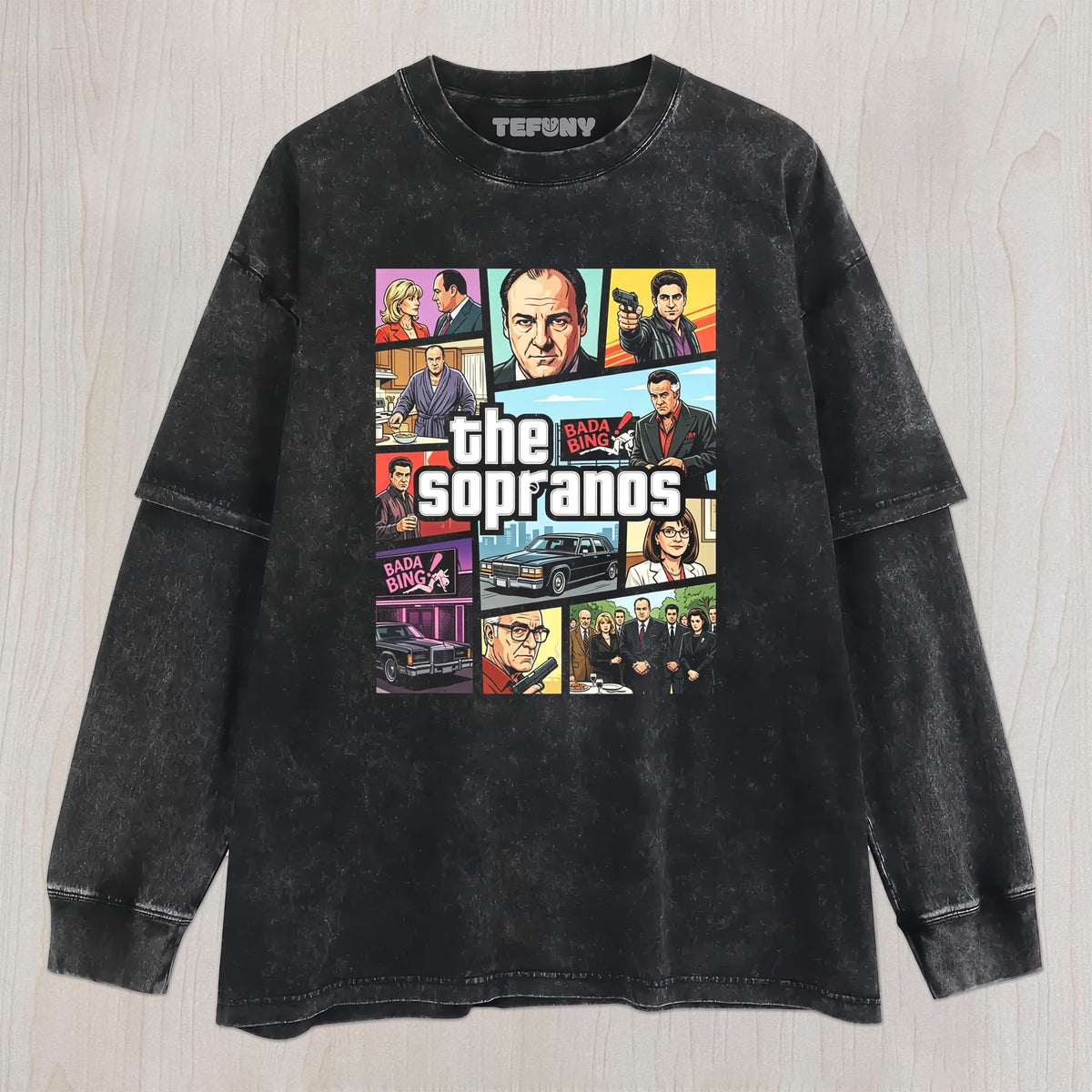 THE SOPRANOS UNISEX TEE, TANK TOP, LAYERED LS, SWEATSHIRT & HOODIE