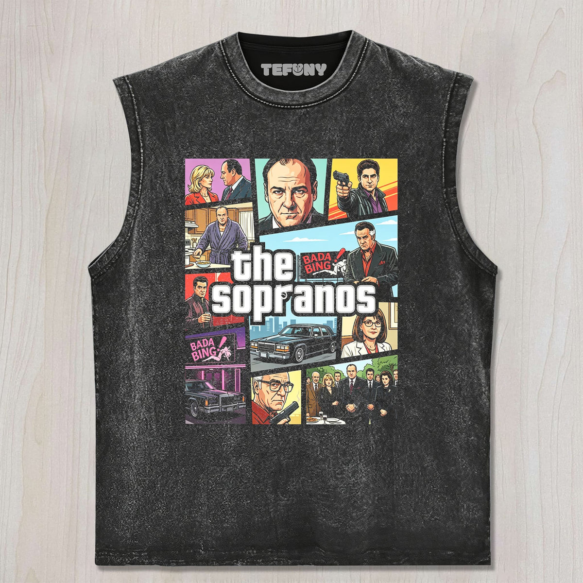 THE SOPRANOS UNISEX TEE, TANK TOP, LAYERED LS, SWEATSHIRT & HOODIE