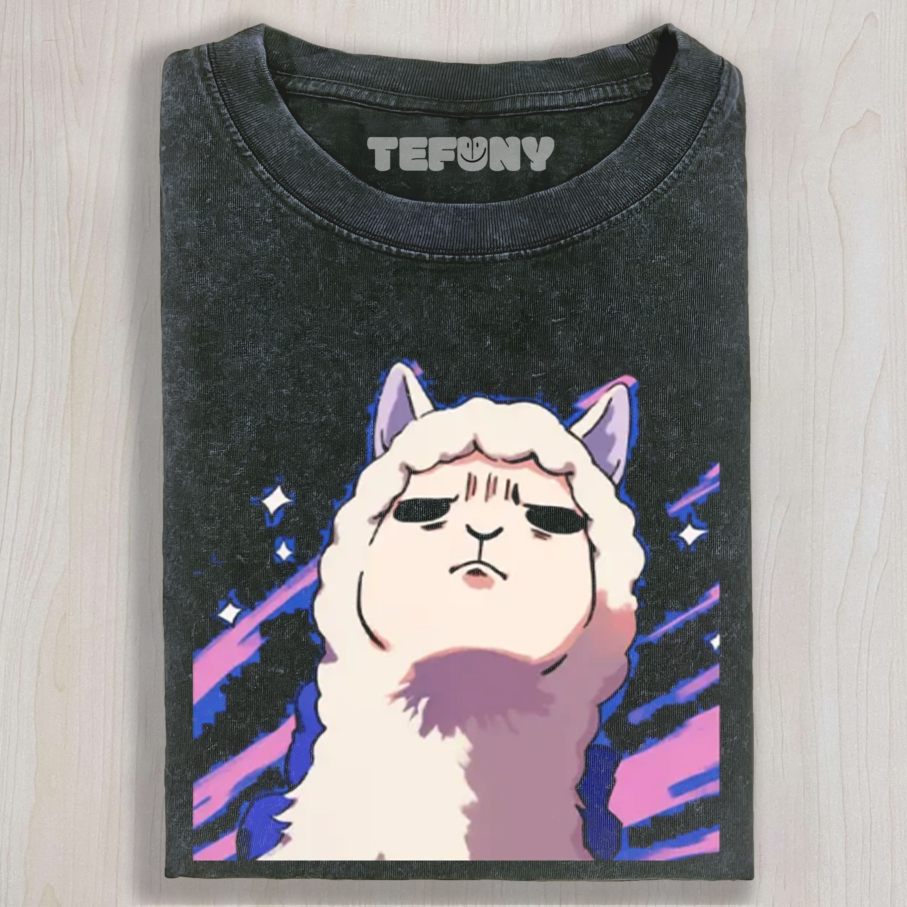 THE TEARFUL ALPACA UNISEX TEE, TANK TOP, LAYERED LS, SWEATSHIRT & HOODIE