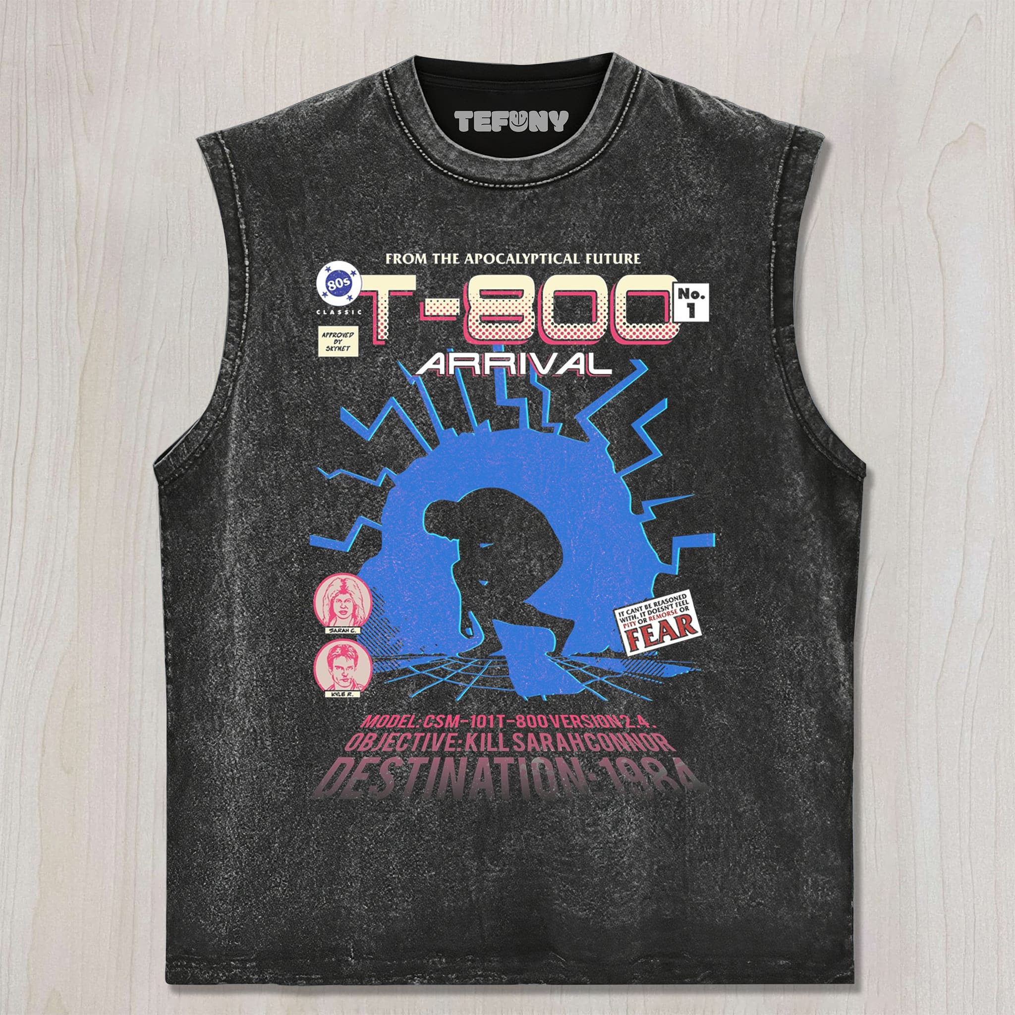 THE TERMINATOR V6 UNISEX TEE, TANK TOP, LAYERED LS, SWEATSHIRT & HOODIE