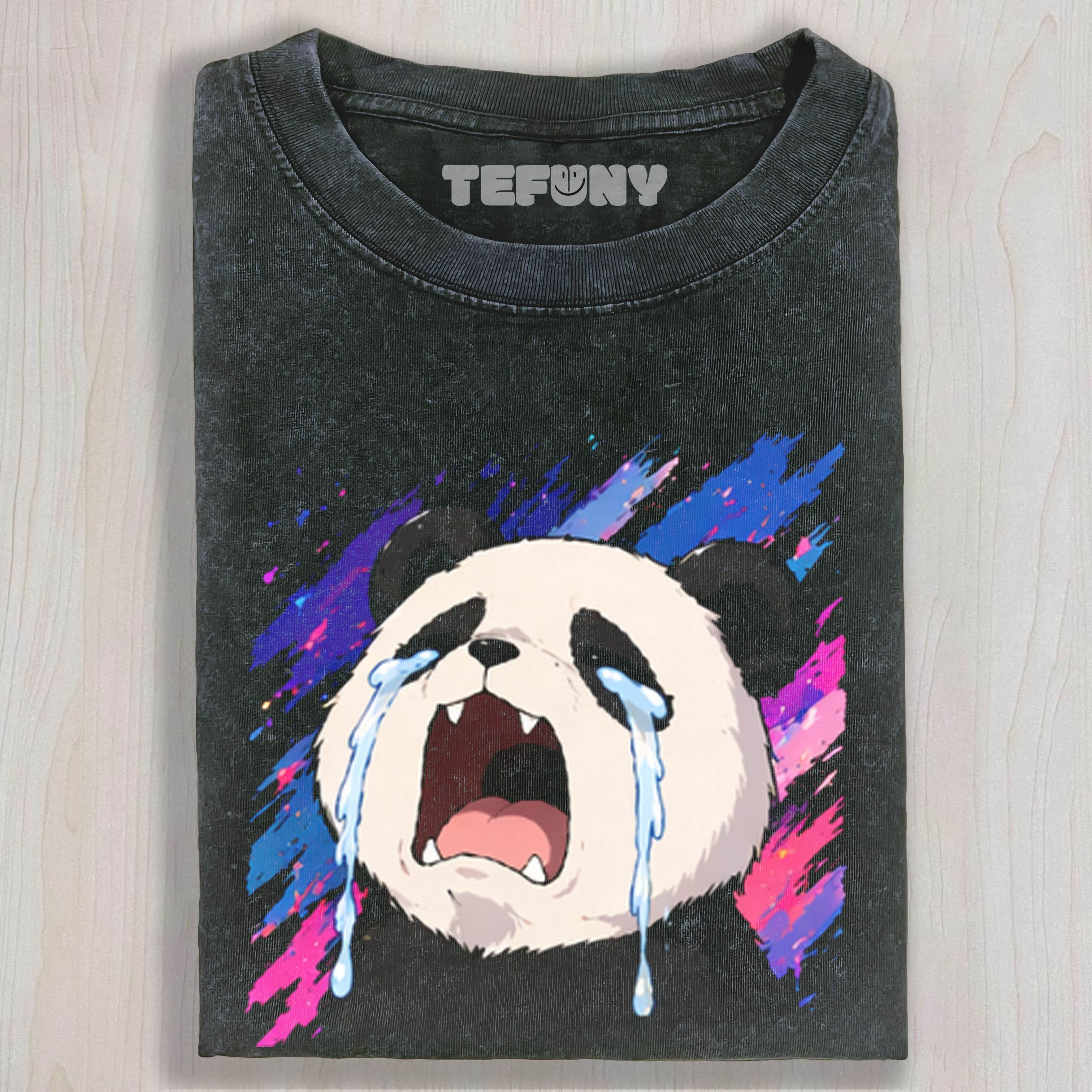 THE WEEPING PANDA UNISEX TEE, TANK TOP, LAYERED LS, SWEATSHIRT & HOODIE