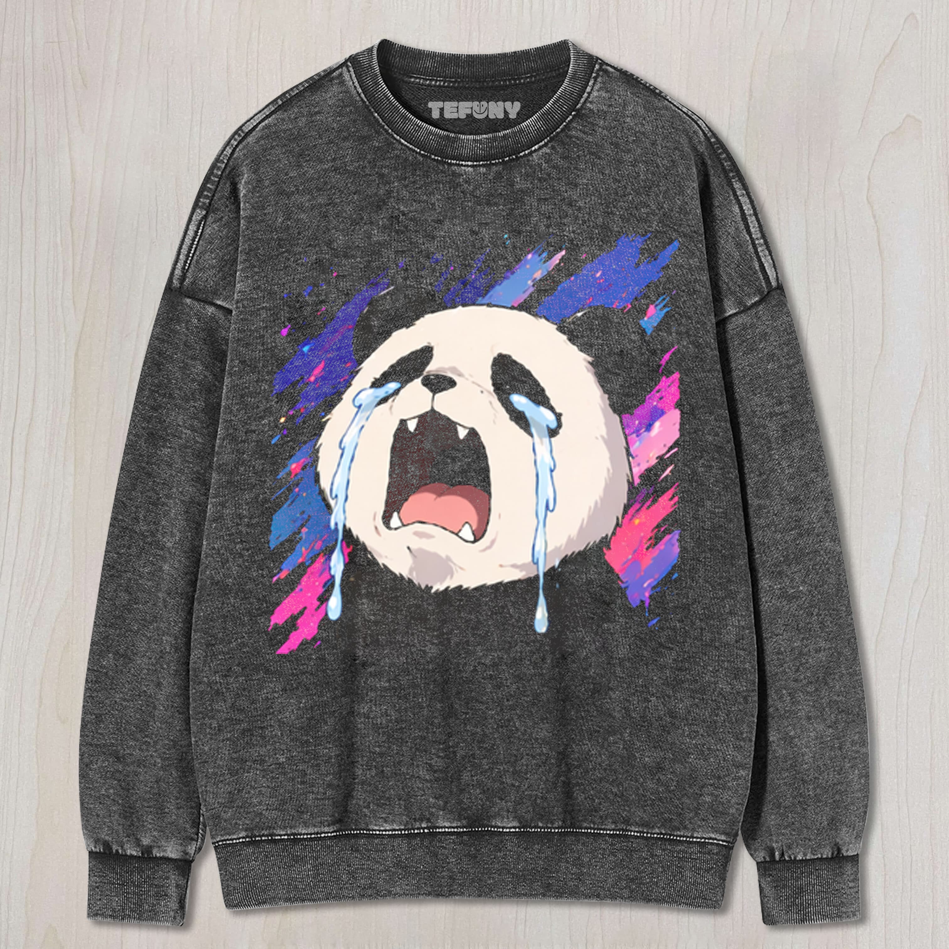 THE WEEPING PANDA UNISEX TEE, TANK TOP, LAYERED LS, SWEATSHIRT & HOODIE