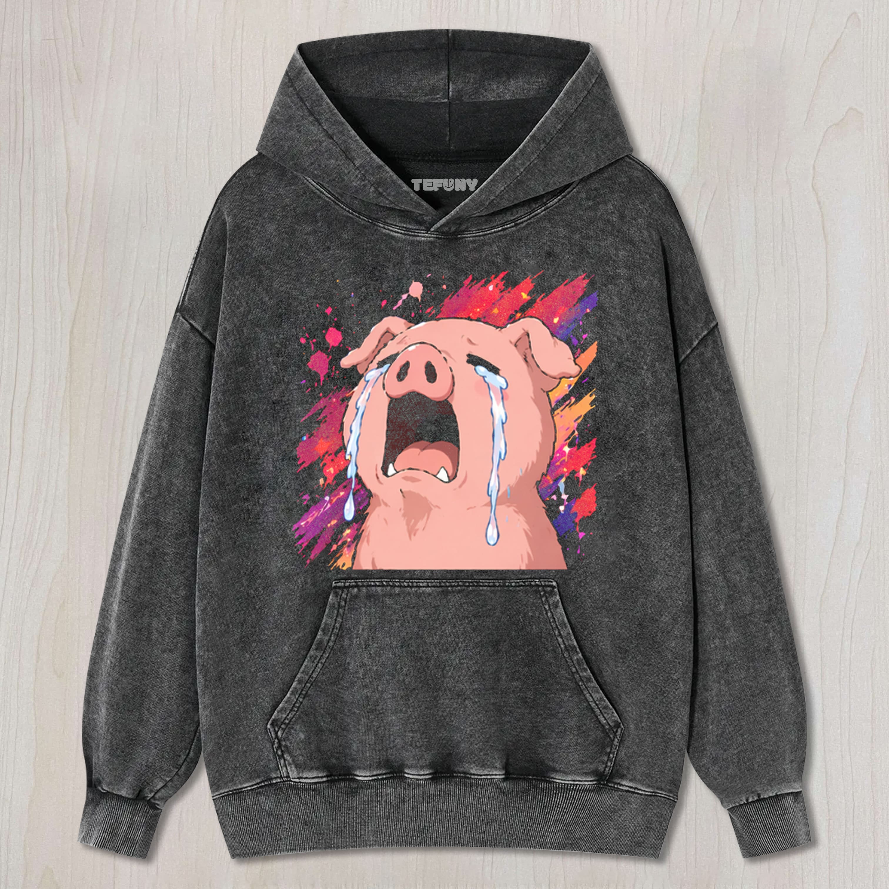 THE WEEPING PIG UNISEX TEE, TANK TOP, LAYERED LS, SWEATSHIRT & HOODIE