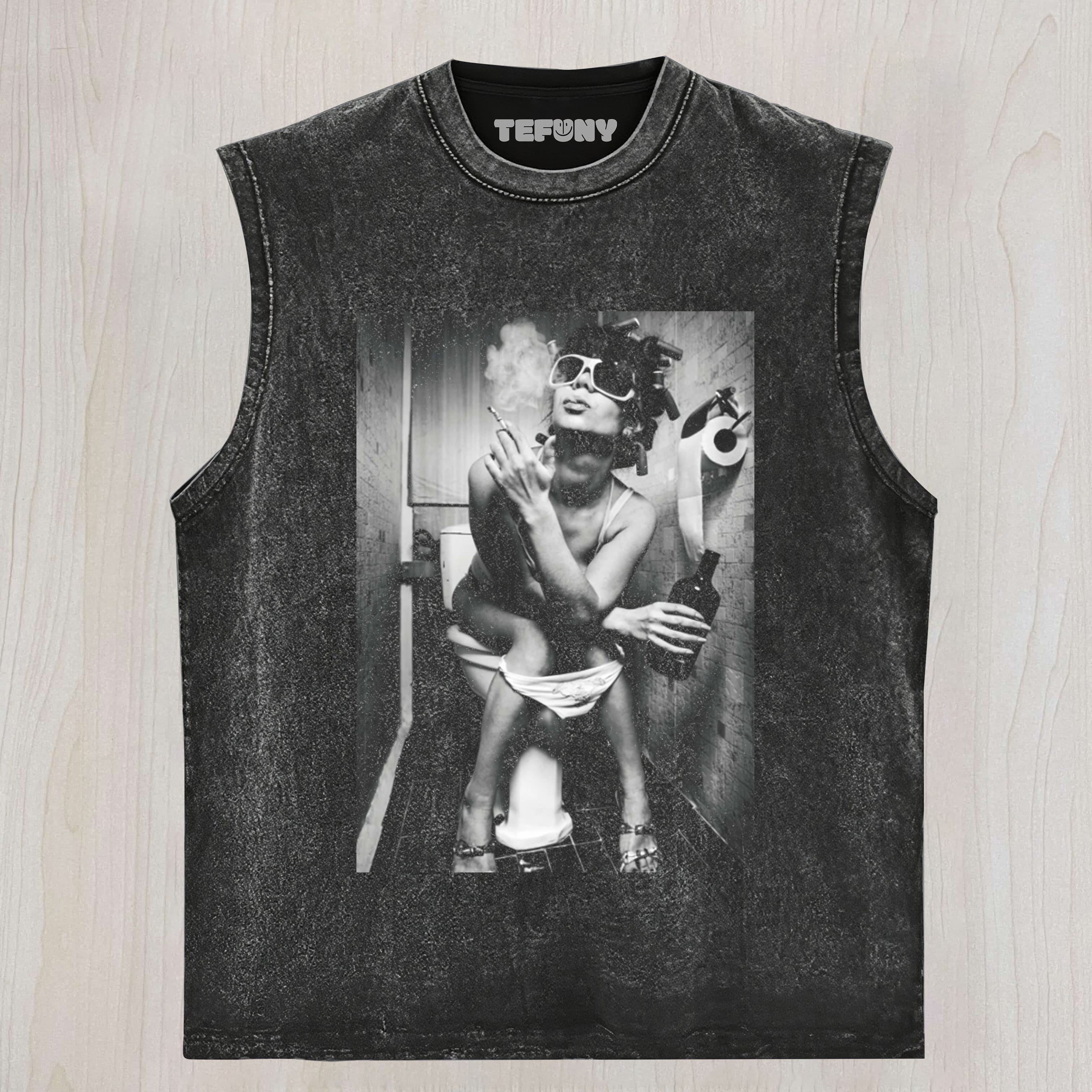 THE WOMAN WHO SMOKES1 UNISEX TEE, TANK TOP, LAYERED LS, SWEATSHIRT & HOODIE